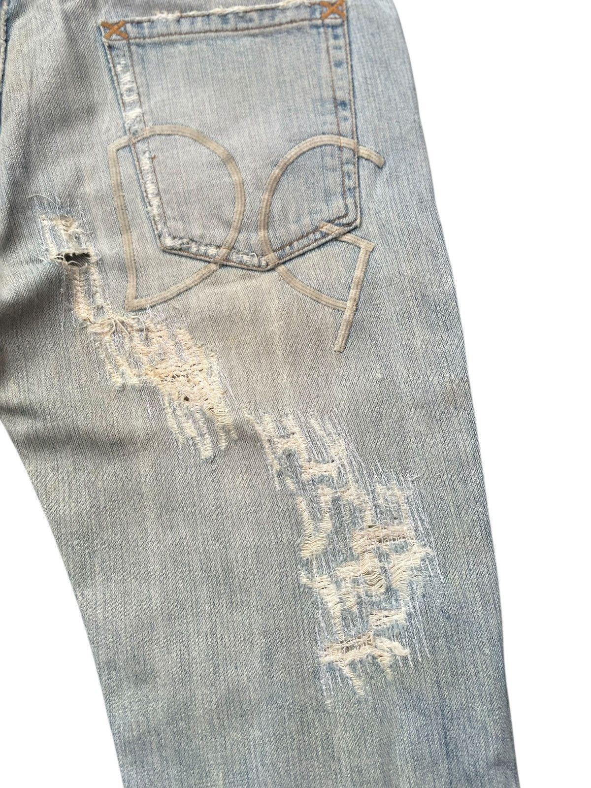 Dolce & Gabbana Vintage Dolce & Gabbana Distresed Size US 35 - 10 Thumbnail