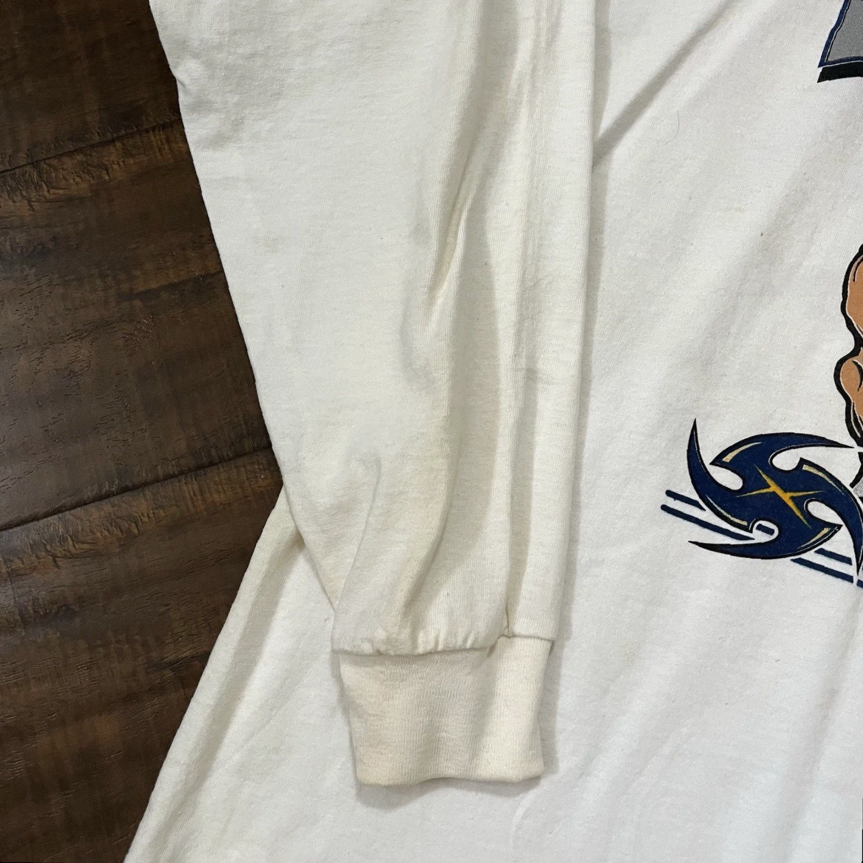 Nike VINTAGE Nike Football T-Shirt XL Men White 2001 LA XFL Xtreme Sports Football Men's Size US XL / EU 56 / 4 - 5 Thumbnail