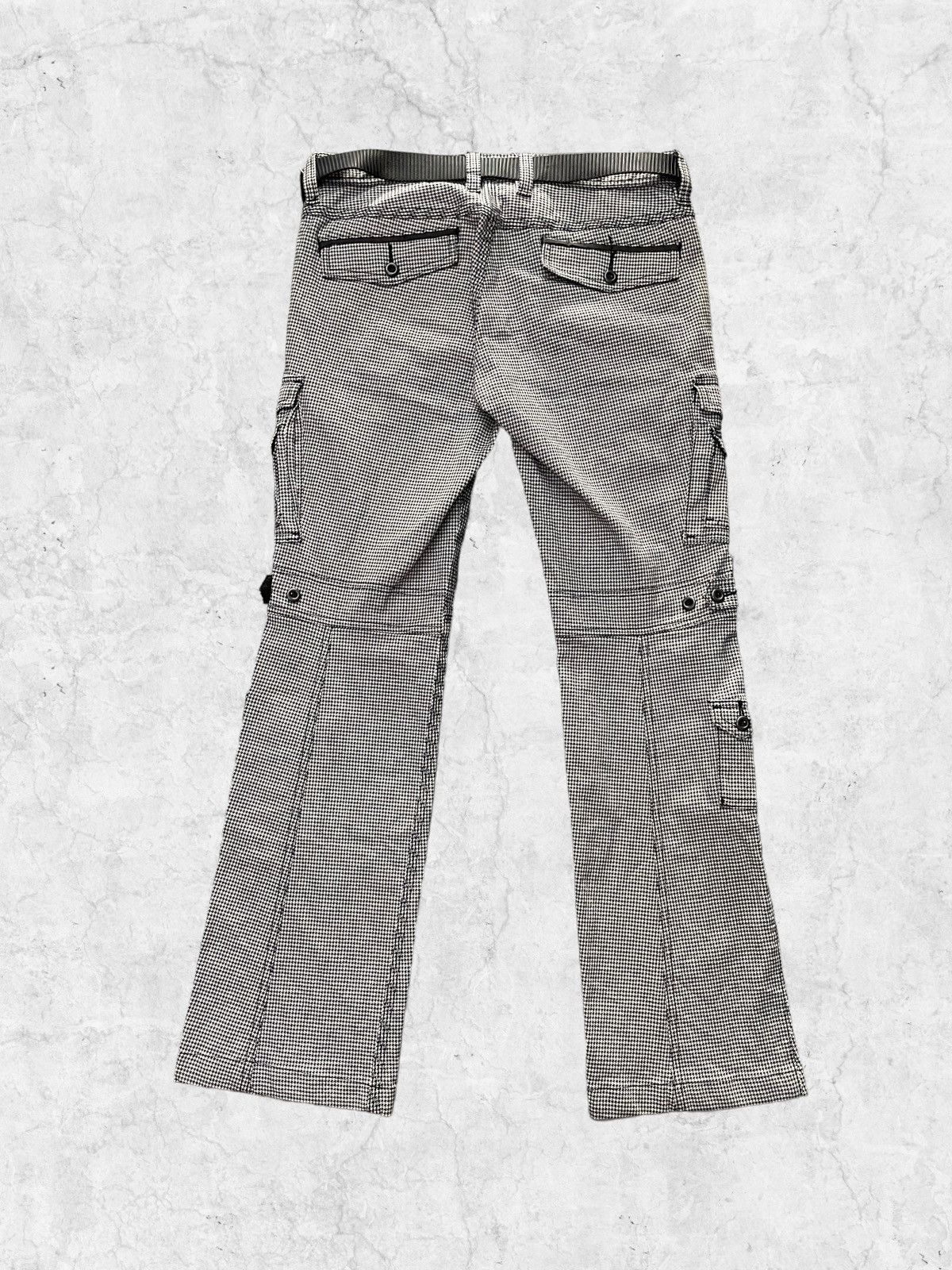 HIDEAWAYS × Japanese Brand × Vintage Hideaways Nicole Bondage Flared Cargo Pants With Belt Size US 32 / EU 48 - 3 Thumbnail