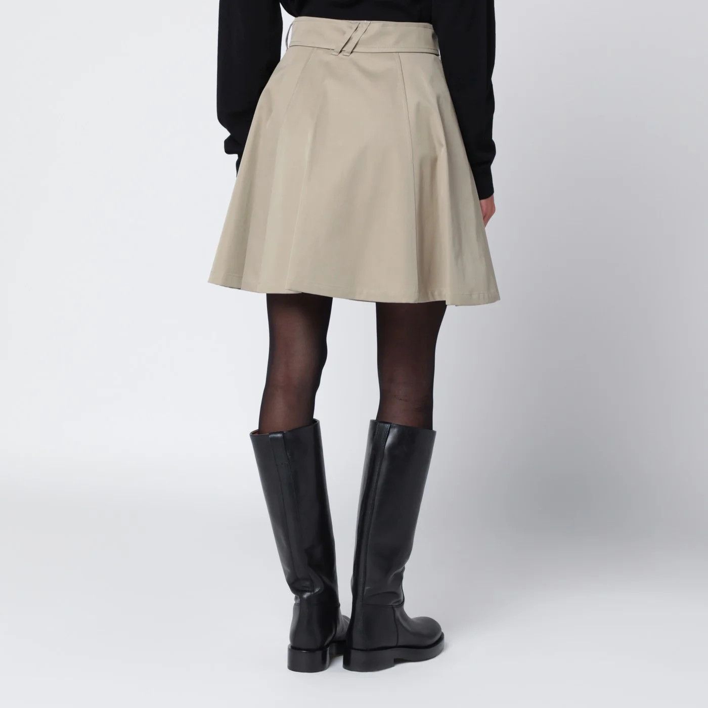 Burberry o1d2blof0426 Mini Skirt in Beige Size 27" / US 4 / IT 40 - 3 Thumbnail
