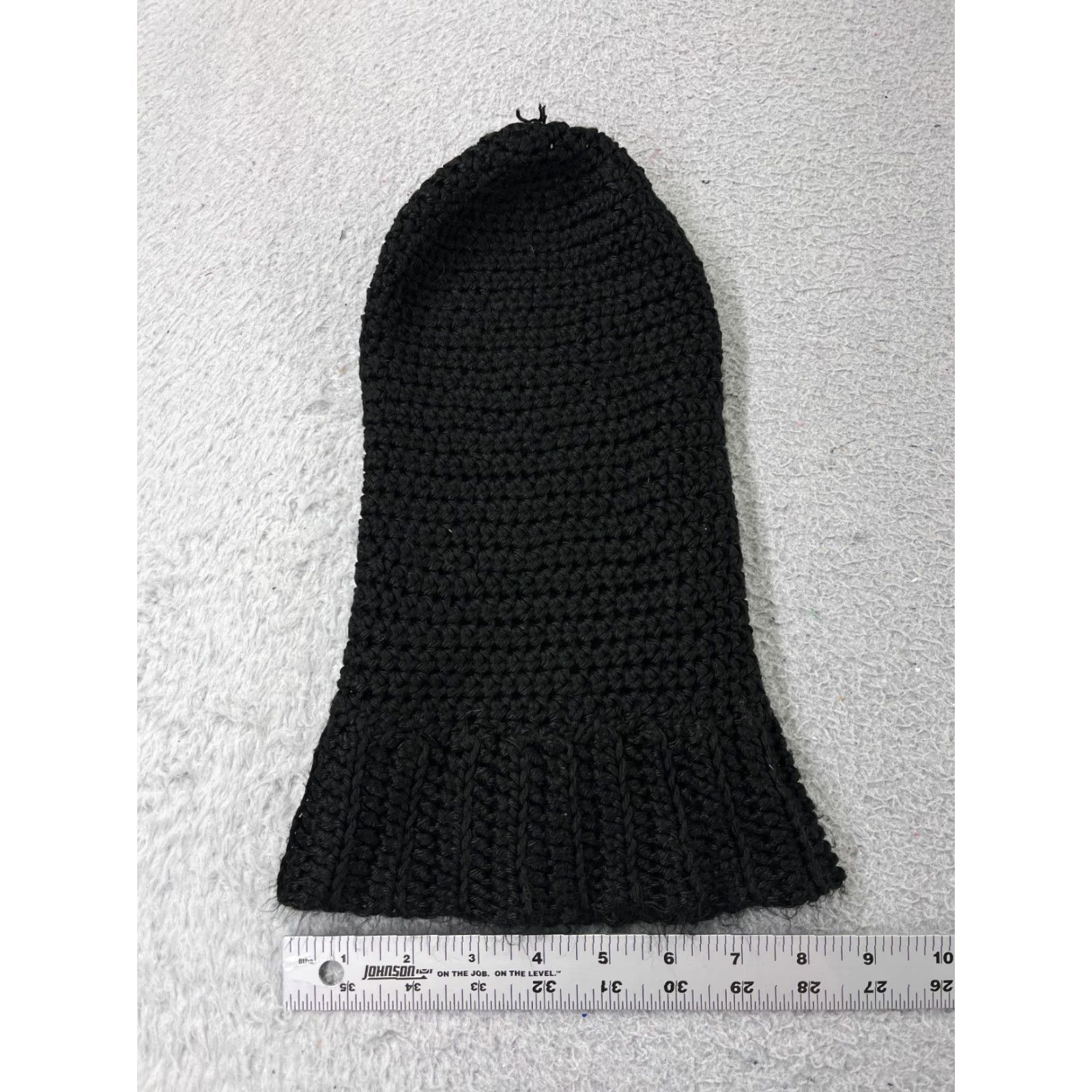 Vintage Womens Beanie Hat/Toque Black One Size Knit Acrylic Lightweight Breathable Size ONE SIZE - 3 Thumbnail