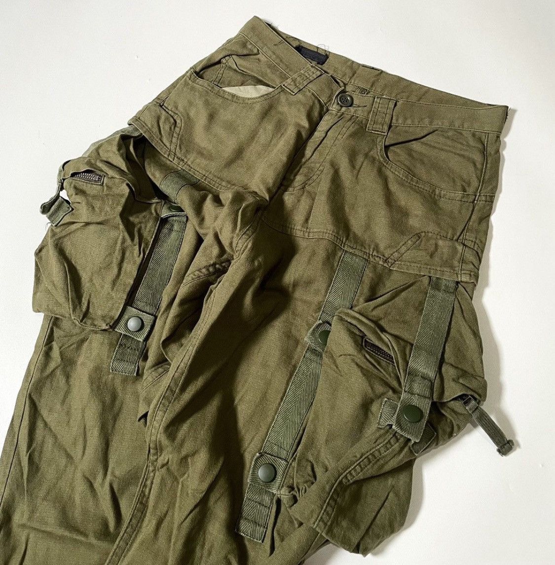 Final Home Vintage final home gas mask military cargo pants Size US 27 - 2 Thumbnail