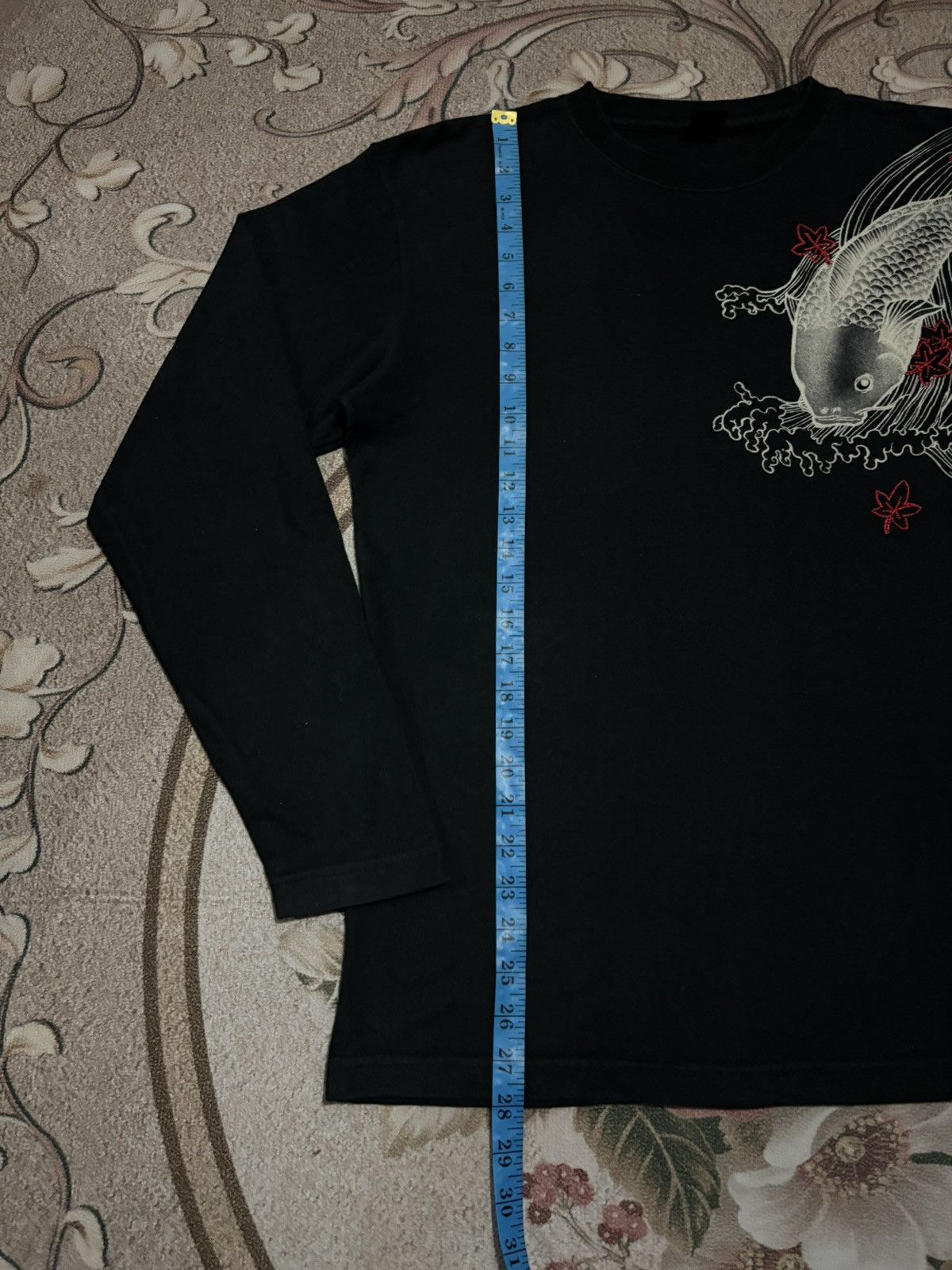 Japanese Brand Japanese Brand Sukajan Over Print Long Sleeve T-Shirt Size US M / EU 48-50 / 2 - 11 Thumbnail