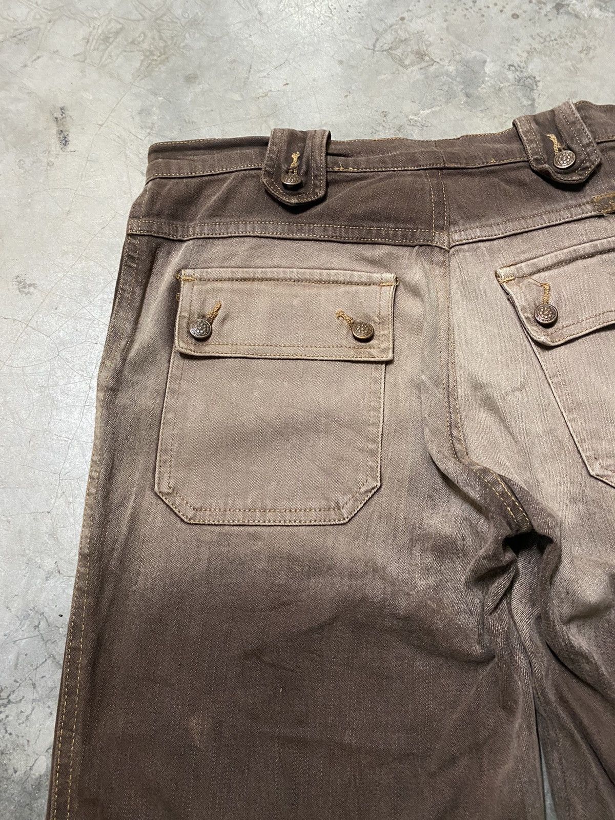 Hysteric Glamour Japanese Crazy Fade Bush Pocket Baggy Jeans 231 Size US 32 / EU 48 - 5 Thumbnail