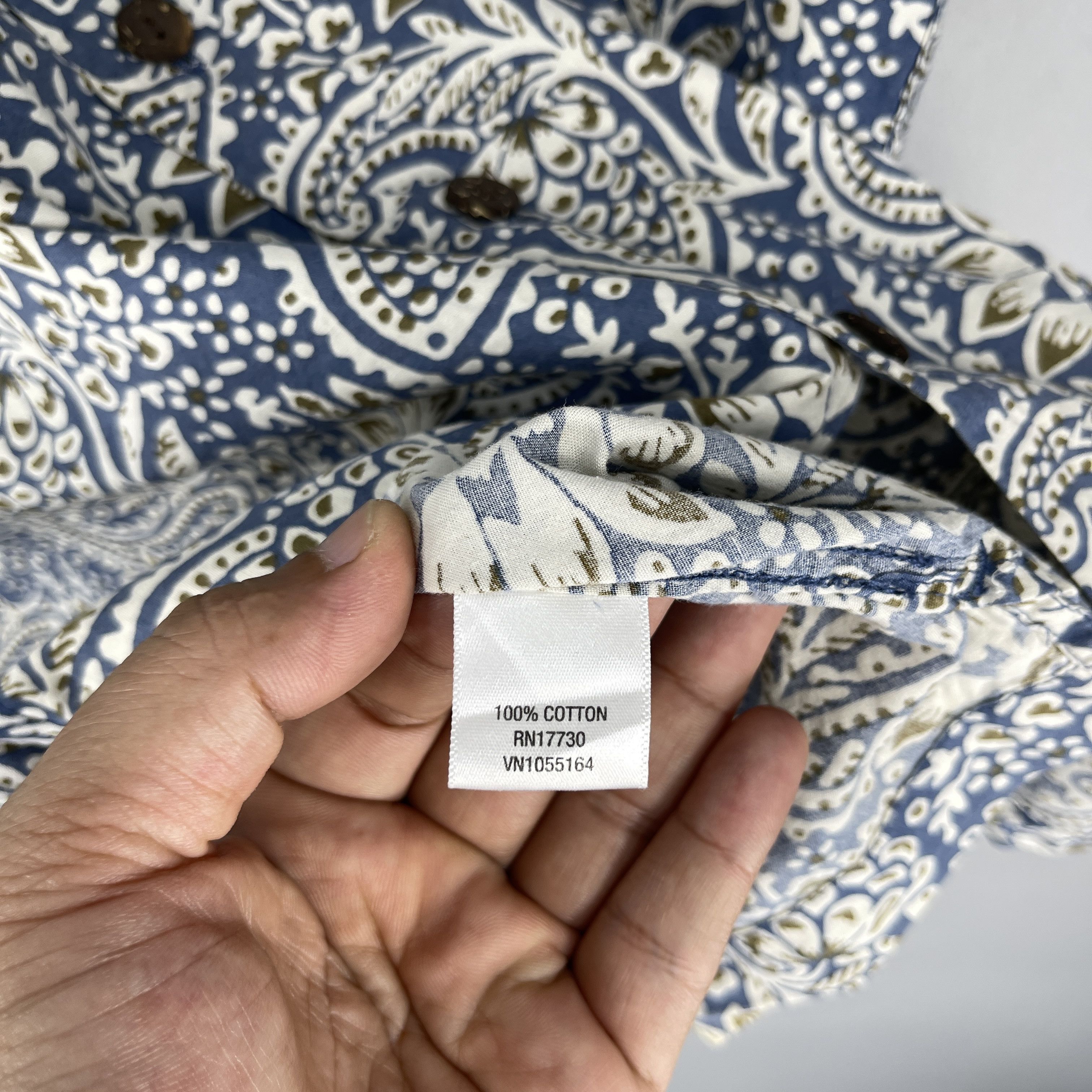Vintage Vintage Y2K MERONA Hawaiian Paisley Flower Motive Shirt Size US XL / EU 56 / 4 - 6 Thumbnail