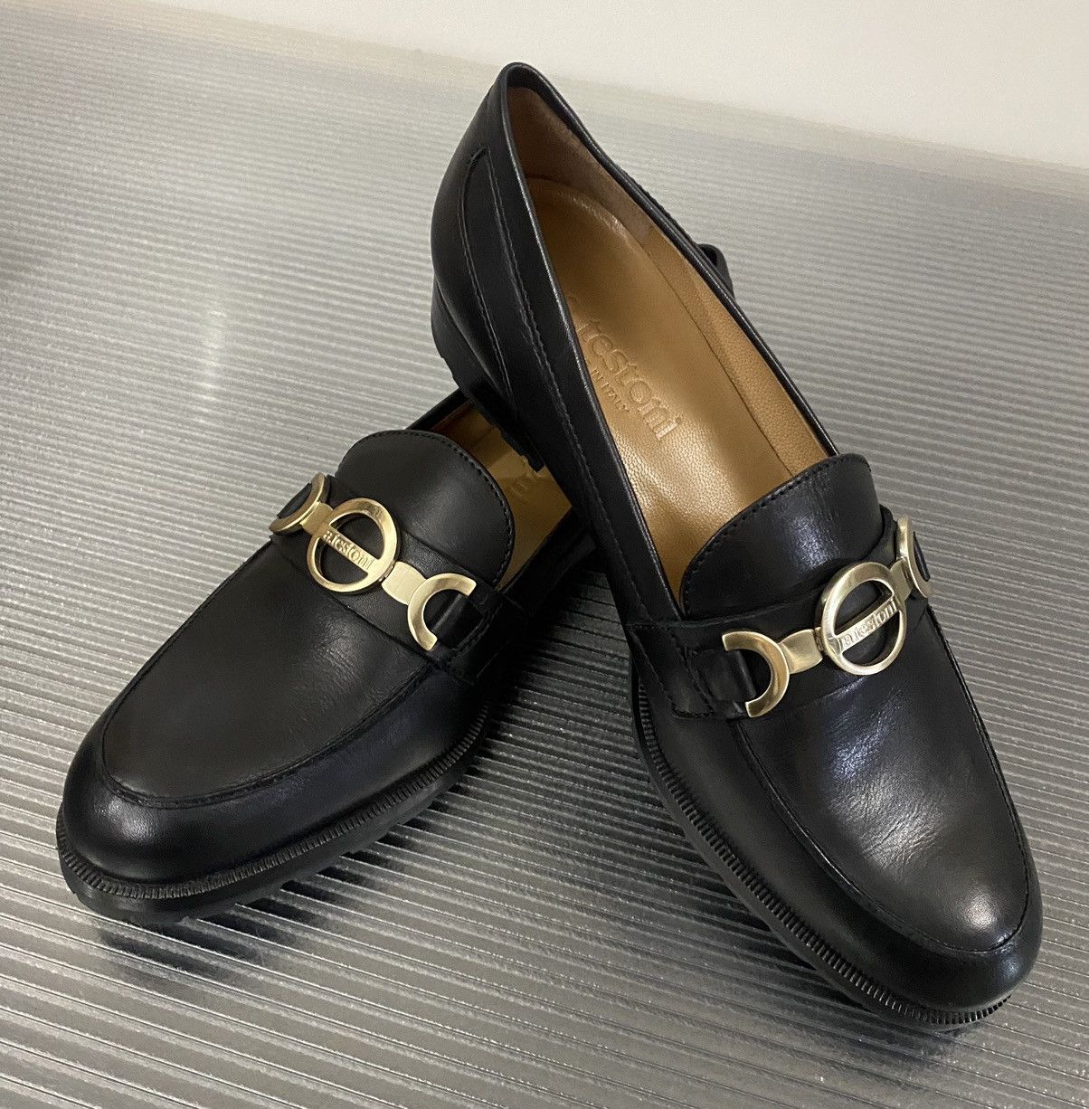 Testoni A.testoni black classic calf moccasin loafer 35.5 NEW Size US 5.5 / IT 35.5 - 4 Thumbnail