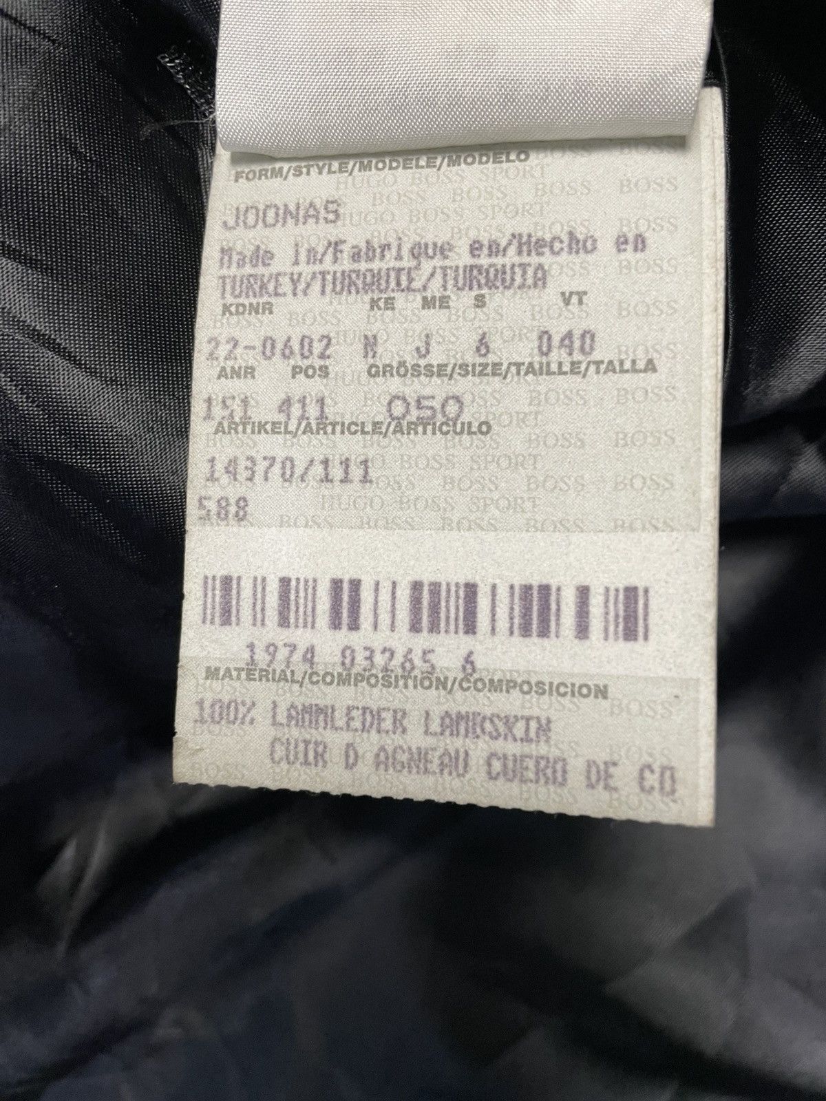 Hugo Boss Hugo Boss Lambskin Leather Jacket Size US M / EU 48-50 / 2 - 8 Thumbnail