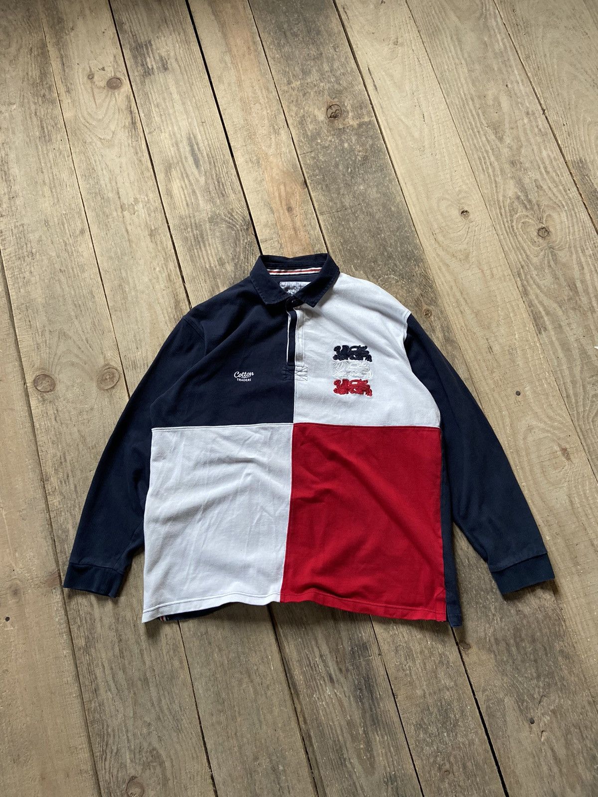 Canterbury of New Zealand Vintage Cotton Traders England Rugby long sleeve vintage Size US XL / EU 56 / 4 - 2 Thumbnail