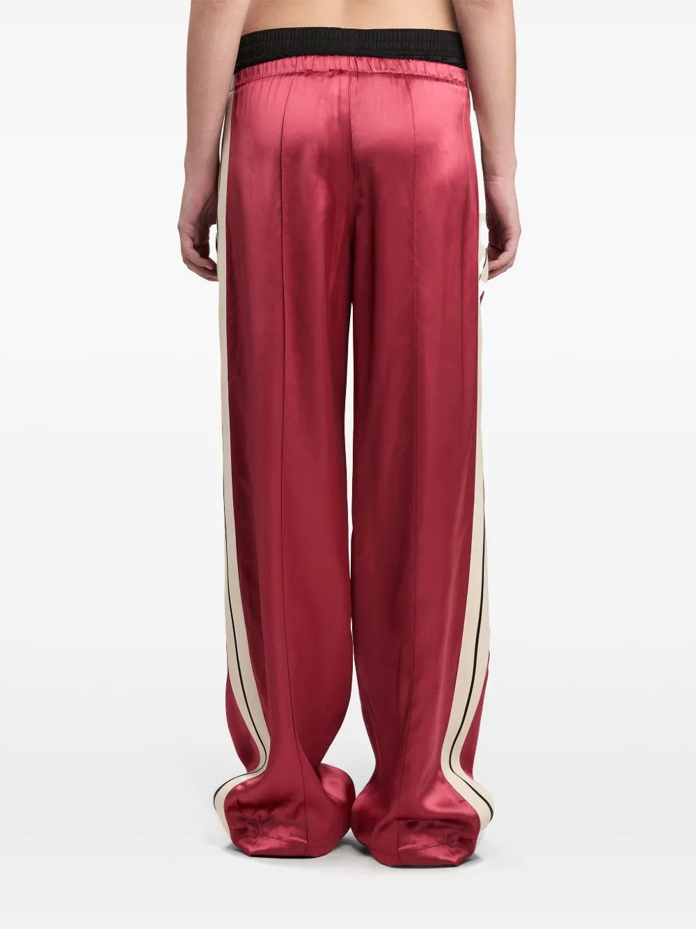 Palm Angels o1y1125 Sweatpant in Garnet/White Size 27" / US 4 / IT 40 - 4 Thumbnail