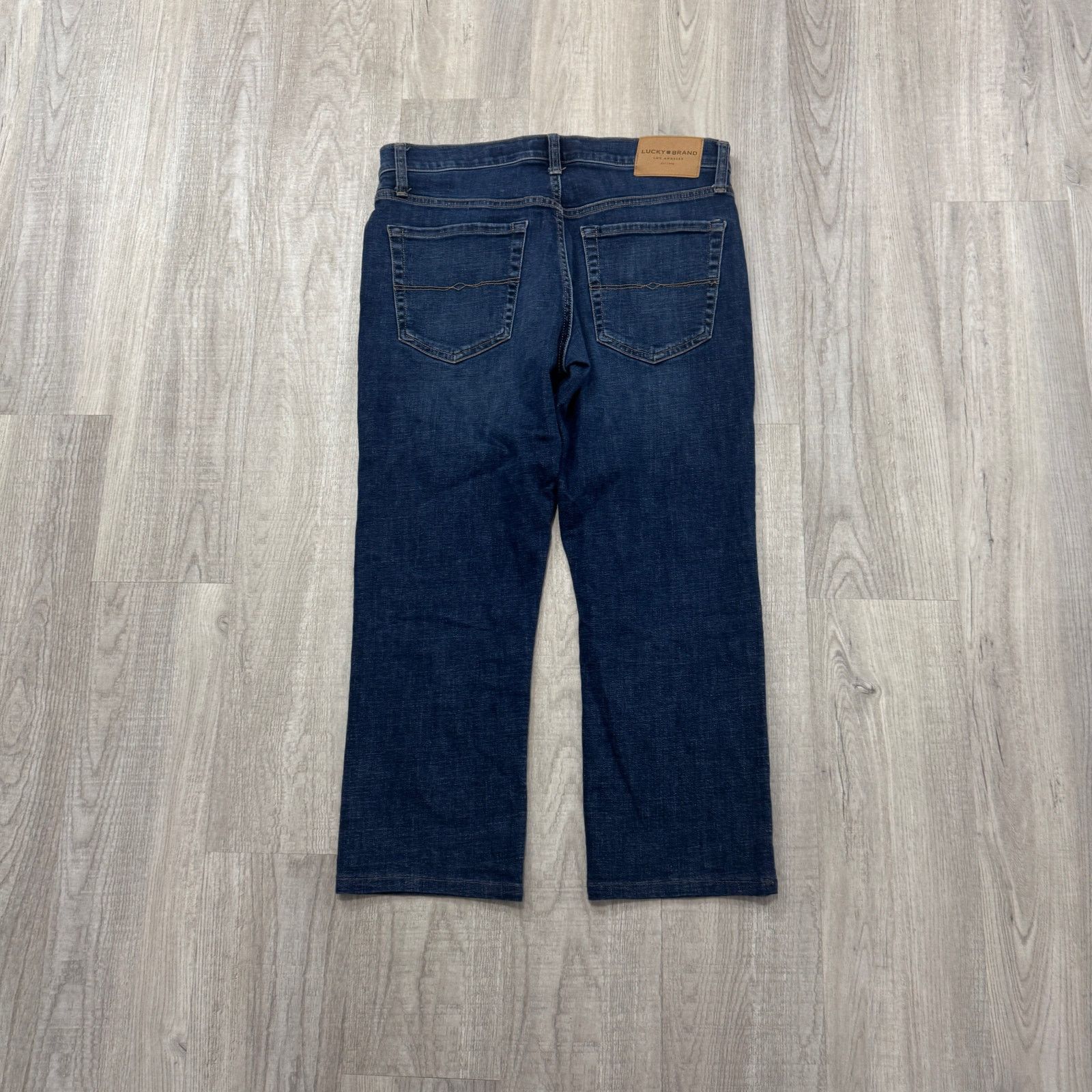 Lucky Brand Lucky Brand 121 Slim Straight Jeans 31x30 (Fits 31x24) Blue Size US 31 - 7 Thumbnail