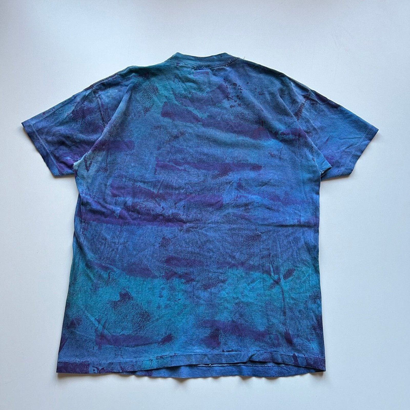DC Comics Vintage 1991 Batman DC Comics Graphic Tie Dye T Shirt Large Size US L / EU 52-54 / 3 - 4 Thumbnail