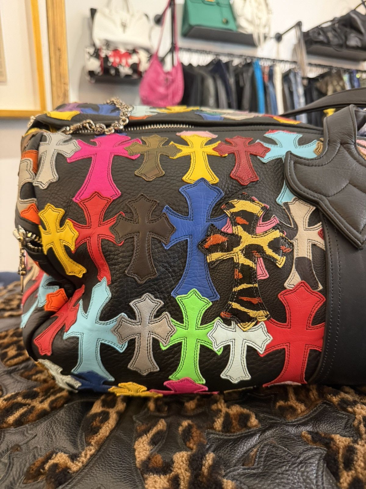 Chrome Hearts CHROME HEARTS XXXL JUMBO 105 CM DUFFLE CROSS BAG Size ONE SIZE - 15 Thumbnail