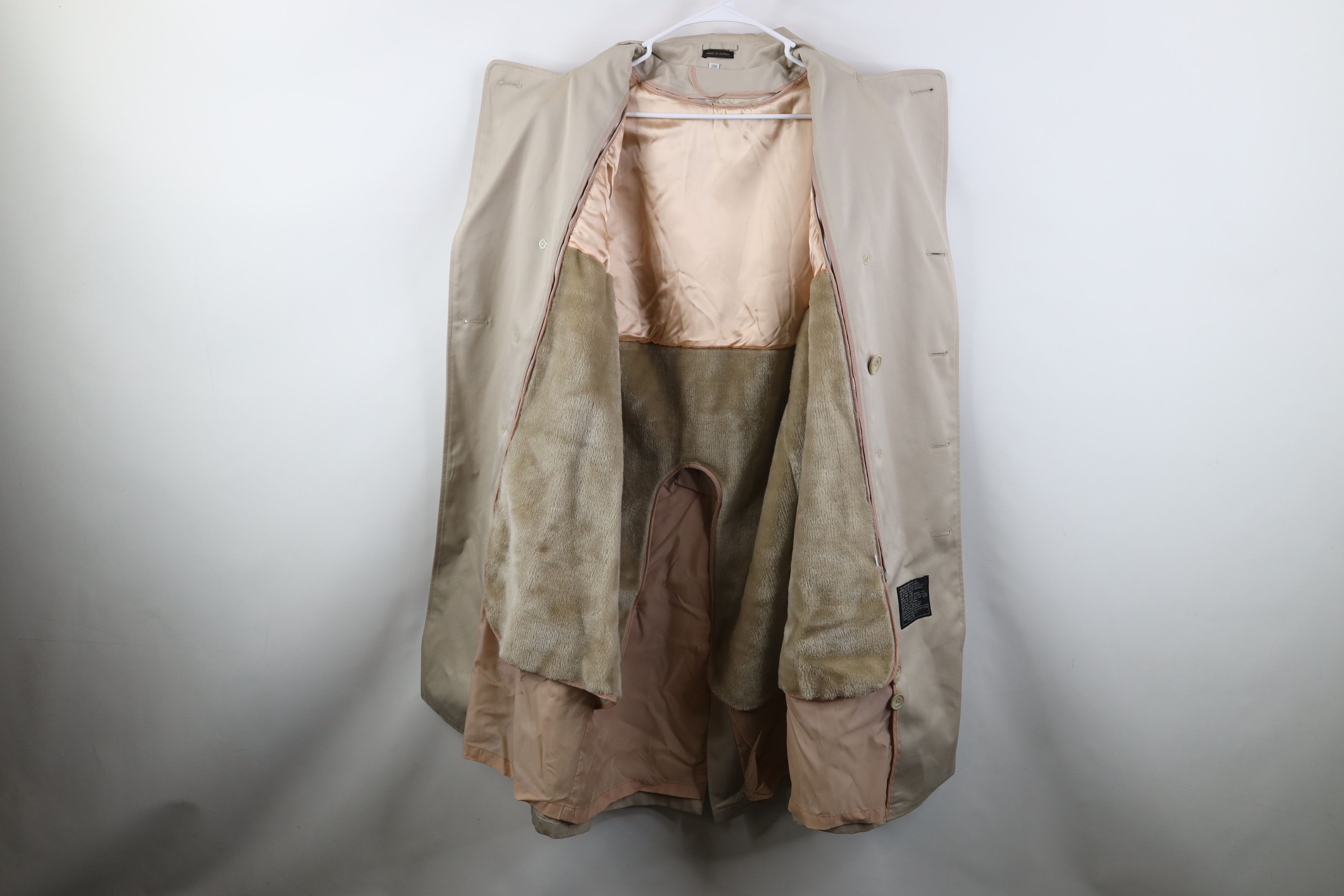 Vintage Vintage 70s Streetwear Trench Coat Rain Jacket Stone Beige Size US L / EU 52-54 / 3 - 10 Thumbnail