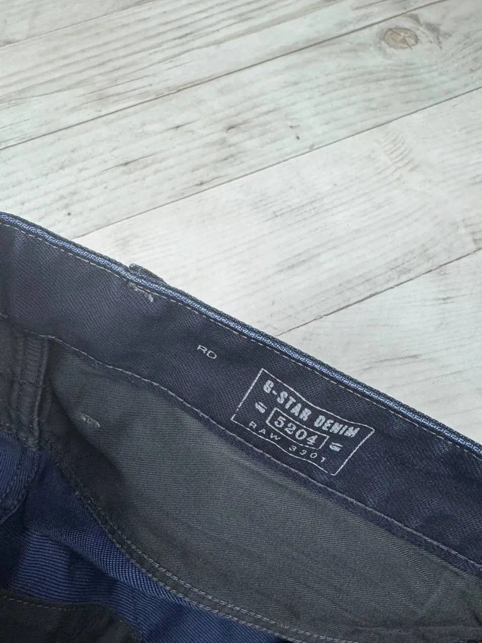 G-Star Vintage G Star Raw Big Logo Cargo Denim Jeans Pants Y2K 90s Size US 33 - 10 Thumbnail