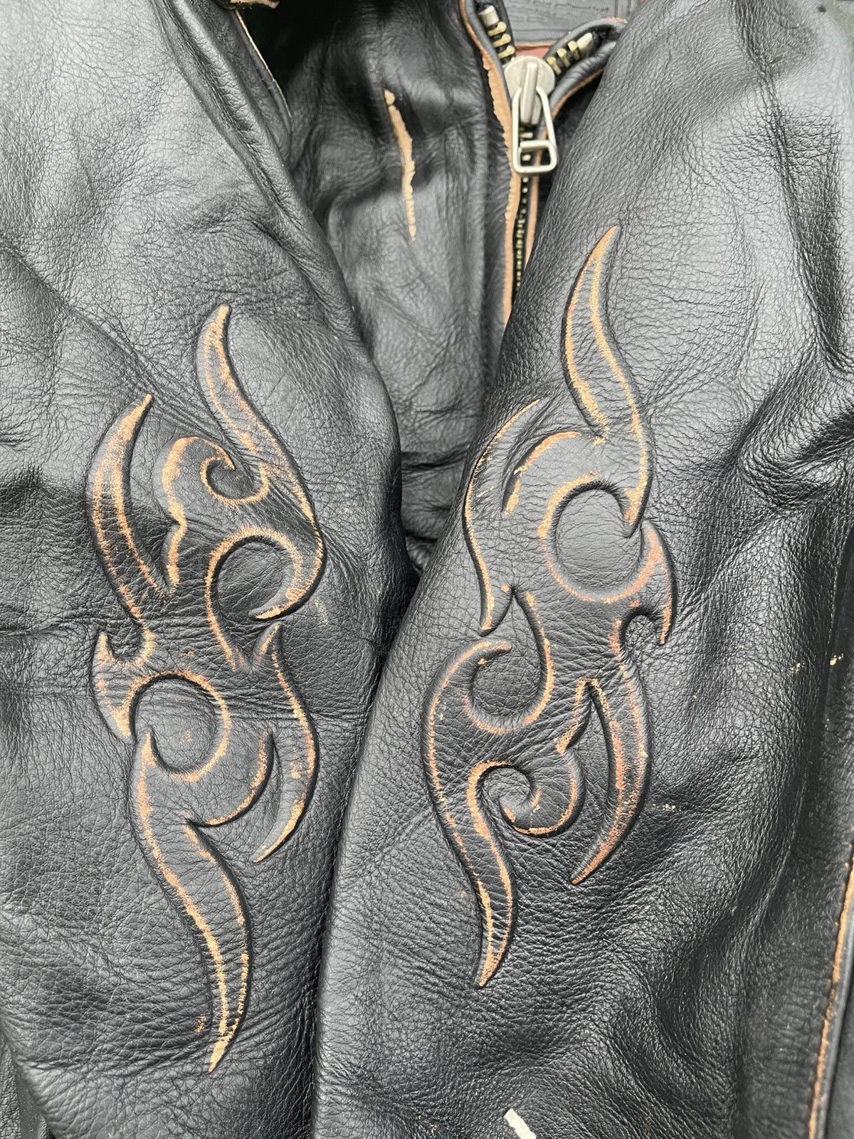 Vintage Vintage Wind Armor Real Leather Jacket Size US L / EU 52-54 / 3 - 6 Thumbnail