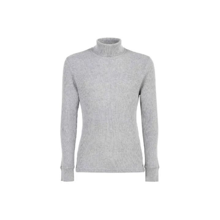 Thom Browne Thom Browne Gray Cashmere Turtleneck Sweater Size US S / EU 44-46 / 1 - 1 Thumbnail