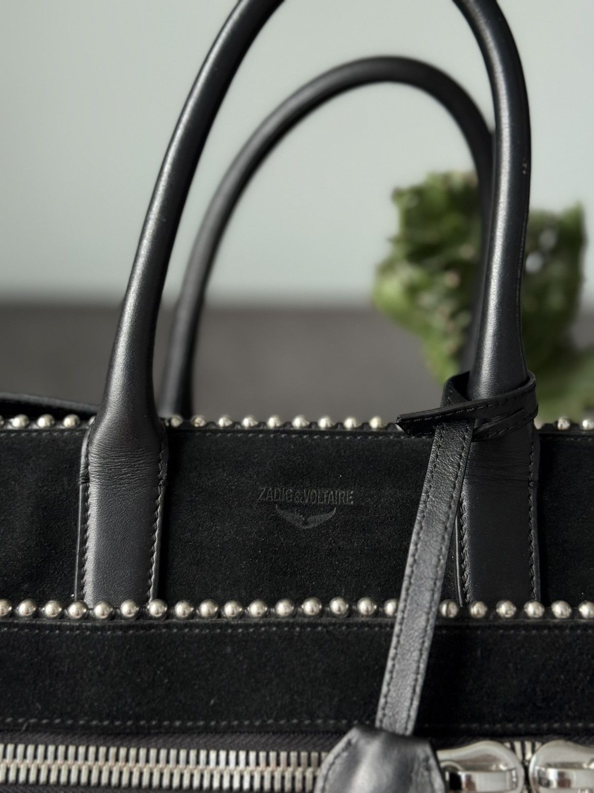 Zadig & Voltaire Zadig et Voltaire Bag Suede key lock Black Size ONE SIZE - 4 Thumbnail