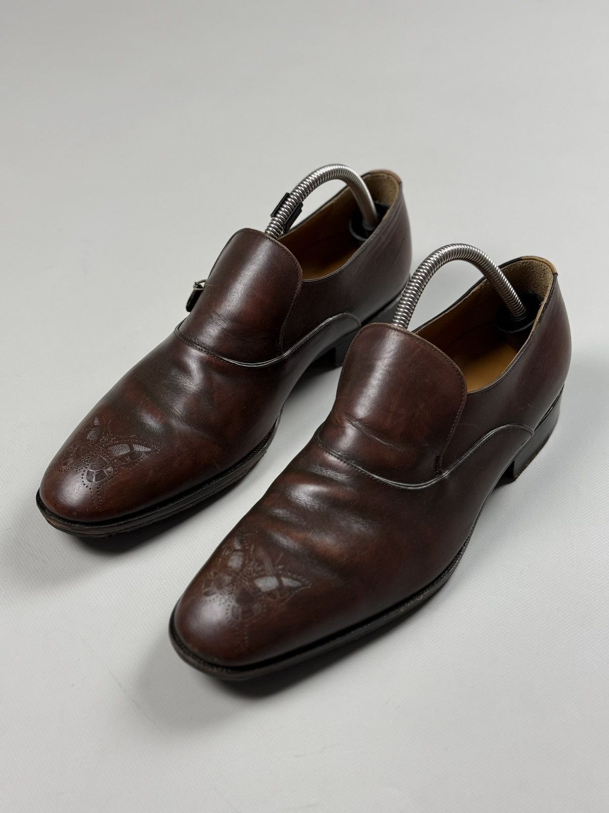 Sergio Rossi Sergio Rossi Men’s Leather Formal Brogue Shoes Size US 8.5 / EU 41-42 - 11 Thumbnail
