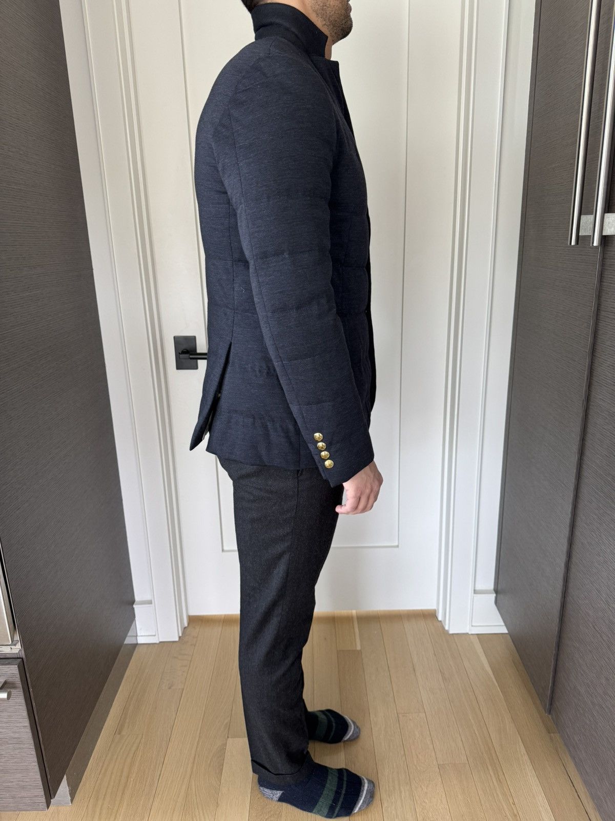 Moncler Gamme Bleu × Thom Browne Limited Edition Down Blazer by Thom Brown for Moncler Size US M / EU 48-50 / 2 - 3 Thumbnail