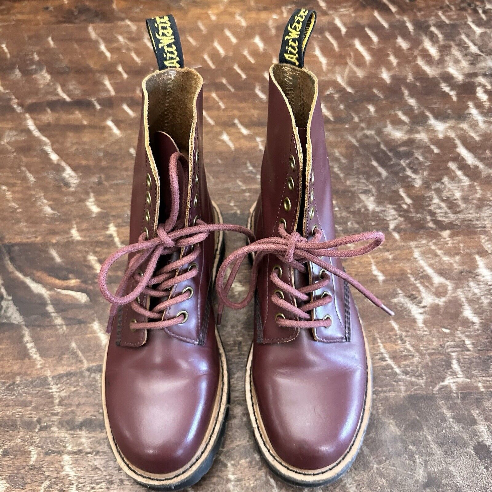 Dr. Martens Doc Marten 1640 Pascal Boots US Women 6 Dark Cherry Classic Size US 6 / IT 36 - 3 Thumbnail