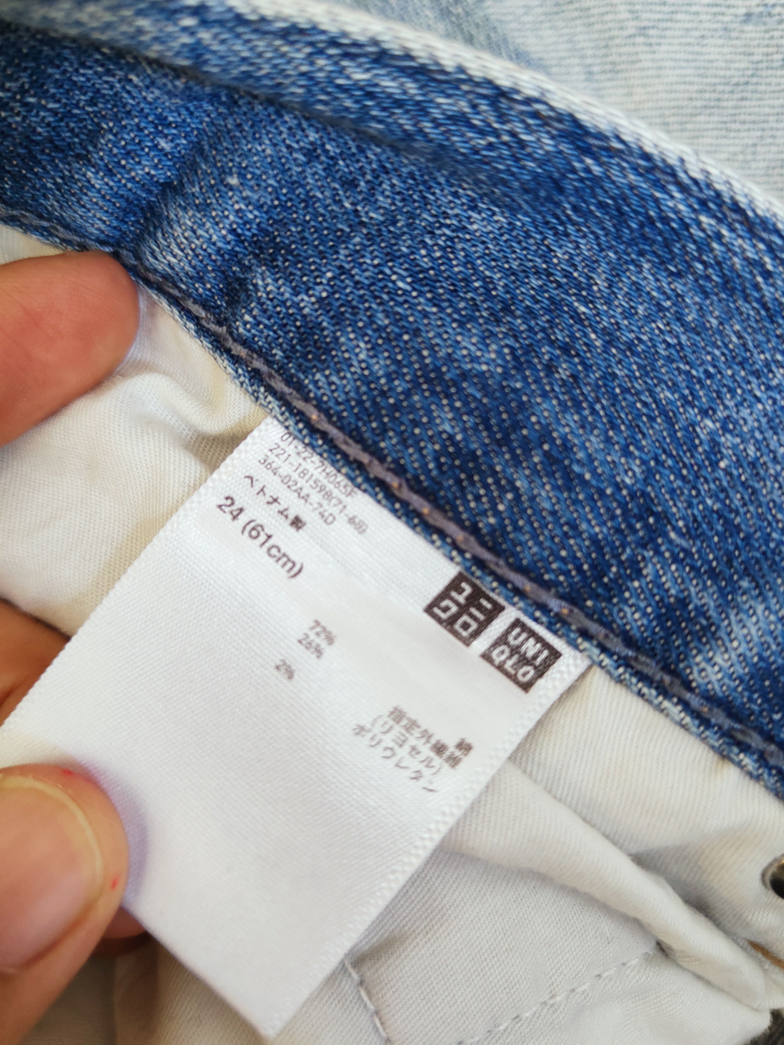 Japanese Brand Uniqlo japan vintage Blue Distressed Ripped Jeans #W616 Size US 30 / EU 46 - 15 Thumbnail