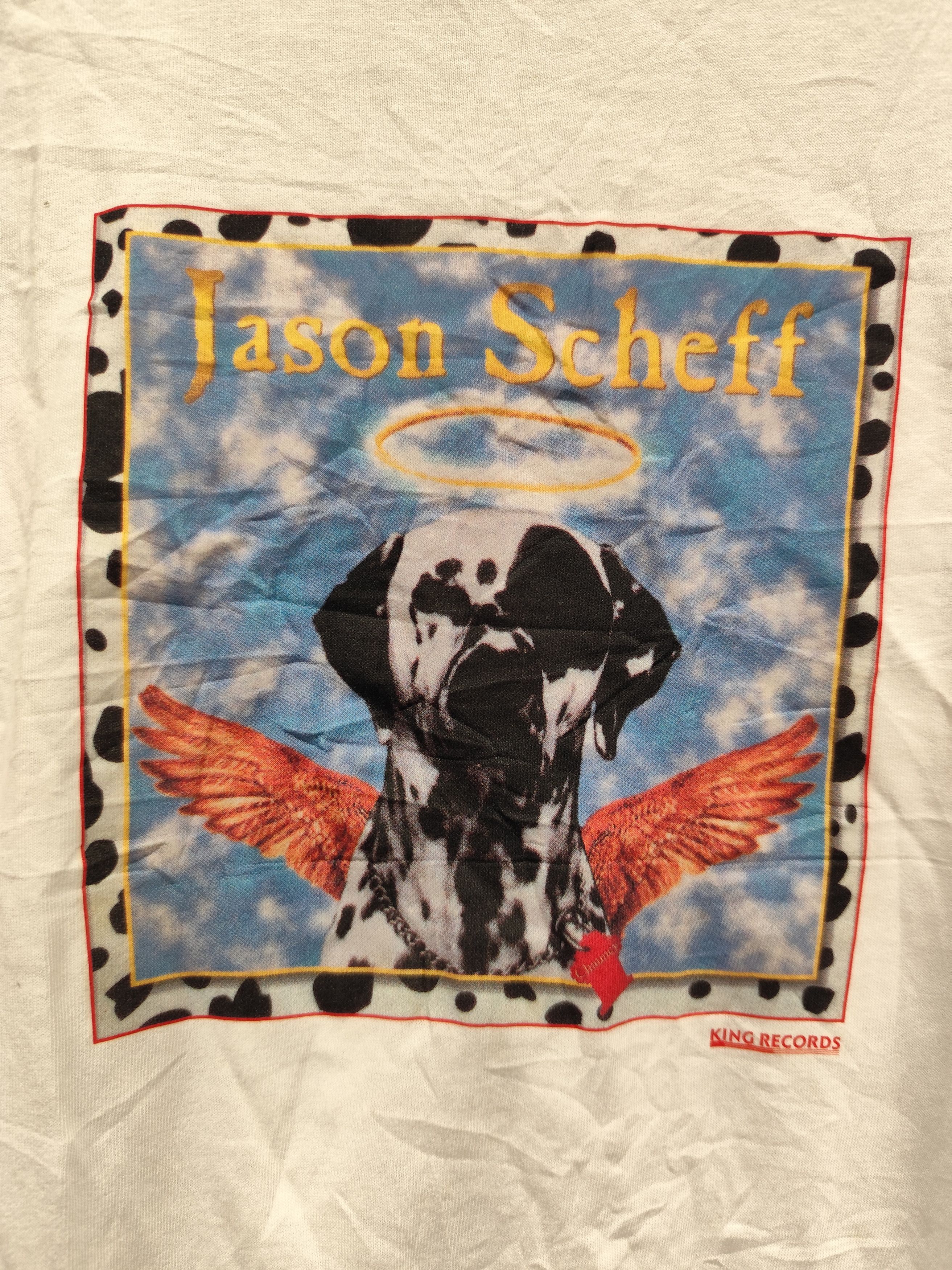 Band Tees Vintage 90s long sleeve jason scheff king records Size US L / EU 52-54 / 3 - 4 Thumbnail