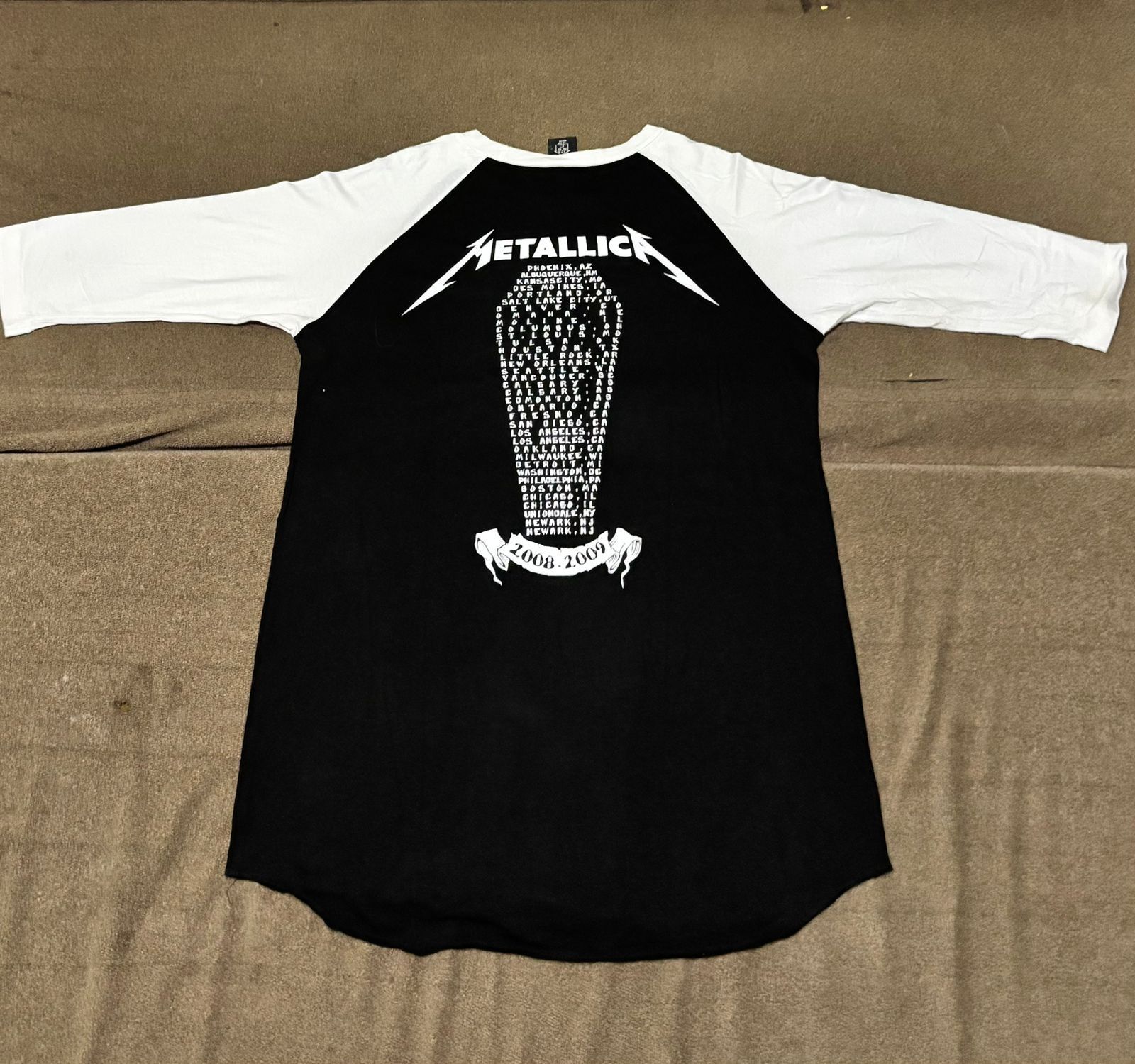 Metallica Vintage Metallica Seek And Destroy Raglan Shirt Size US L / EU 52-54 / 3 - 2 Thumbnail
