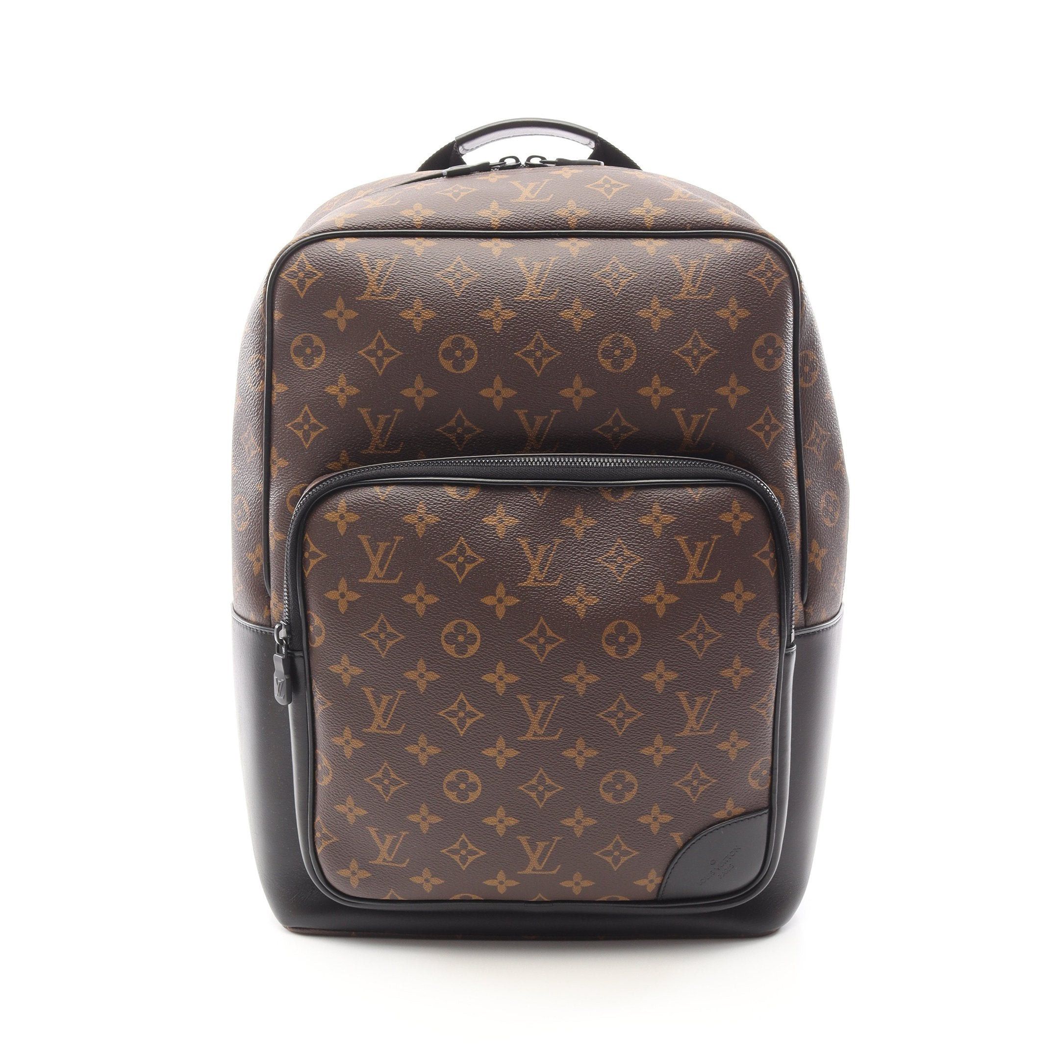 Louis Vuitton Louis Vuitton Teen Backpack Monogram Macassar Rucksack Leather Brown Size ONE SIZE - 1 Thumbnail