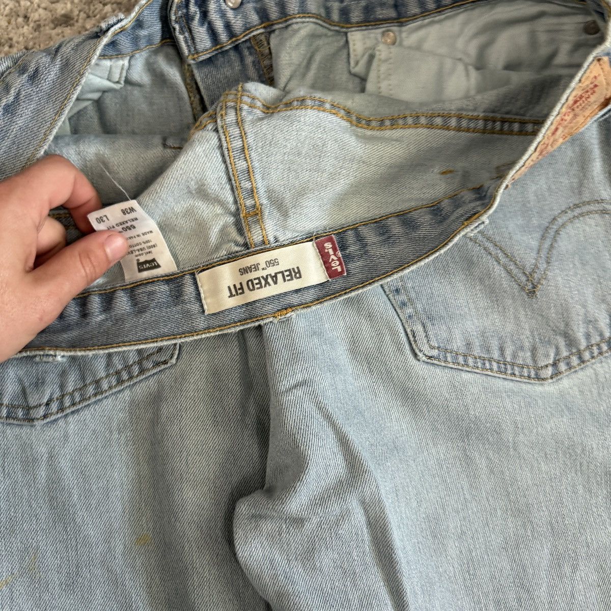 Levi's × Vintage Vintage Levi’s 550 faded distressed & painted jeans Size US 38 / EU 54 - 5 Thumbnail