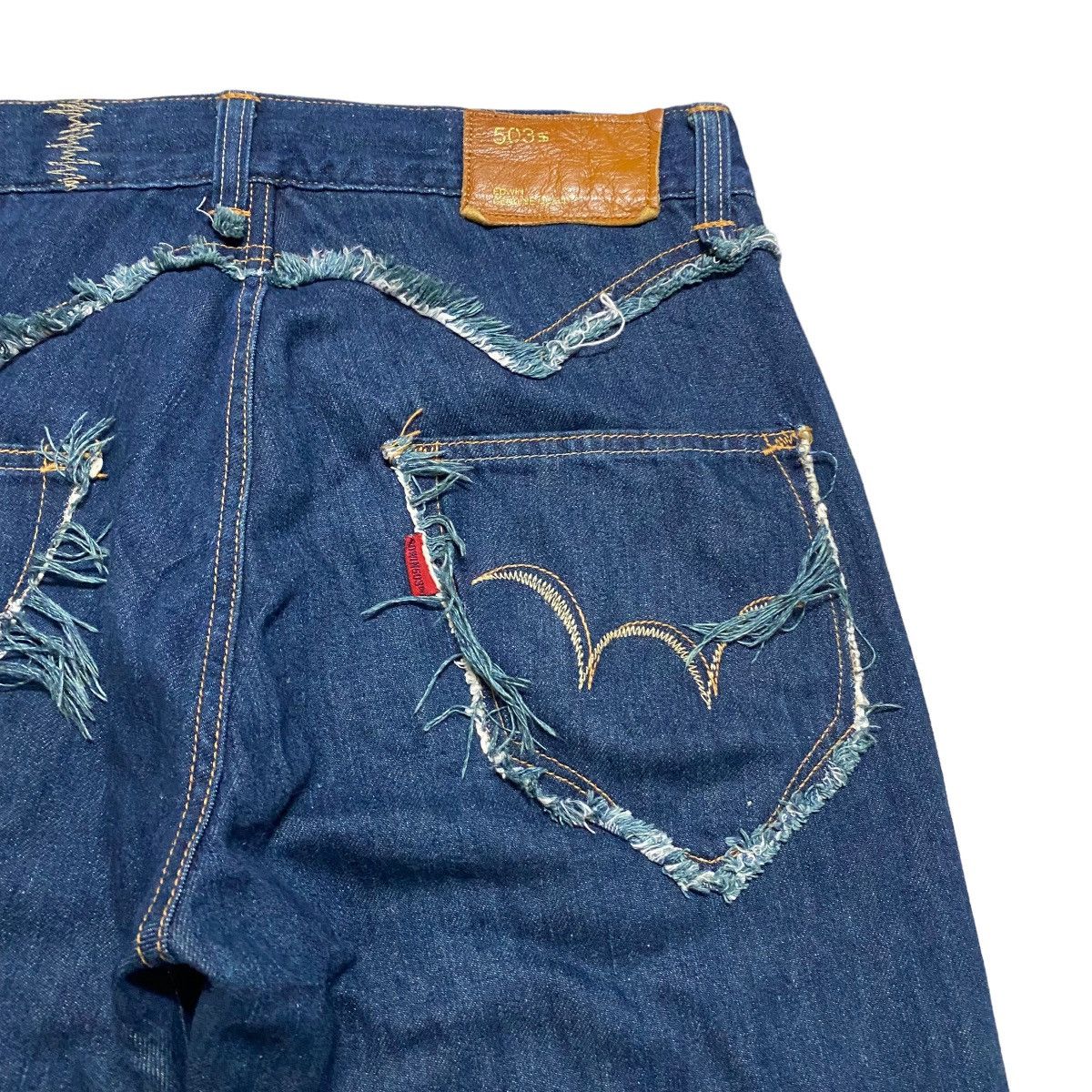 Edwin Vintage Edwin Denim Flare Jeans Tribal Embroidery Size US 32 / EU 48 - 11 Thumbnail