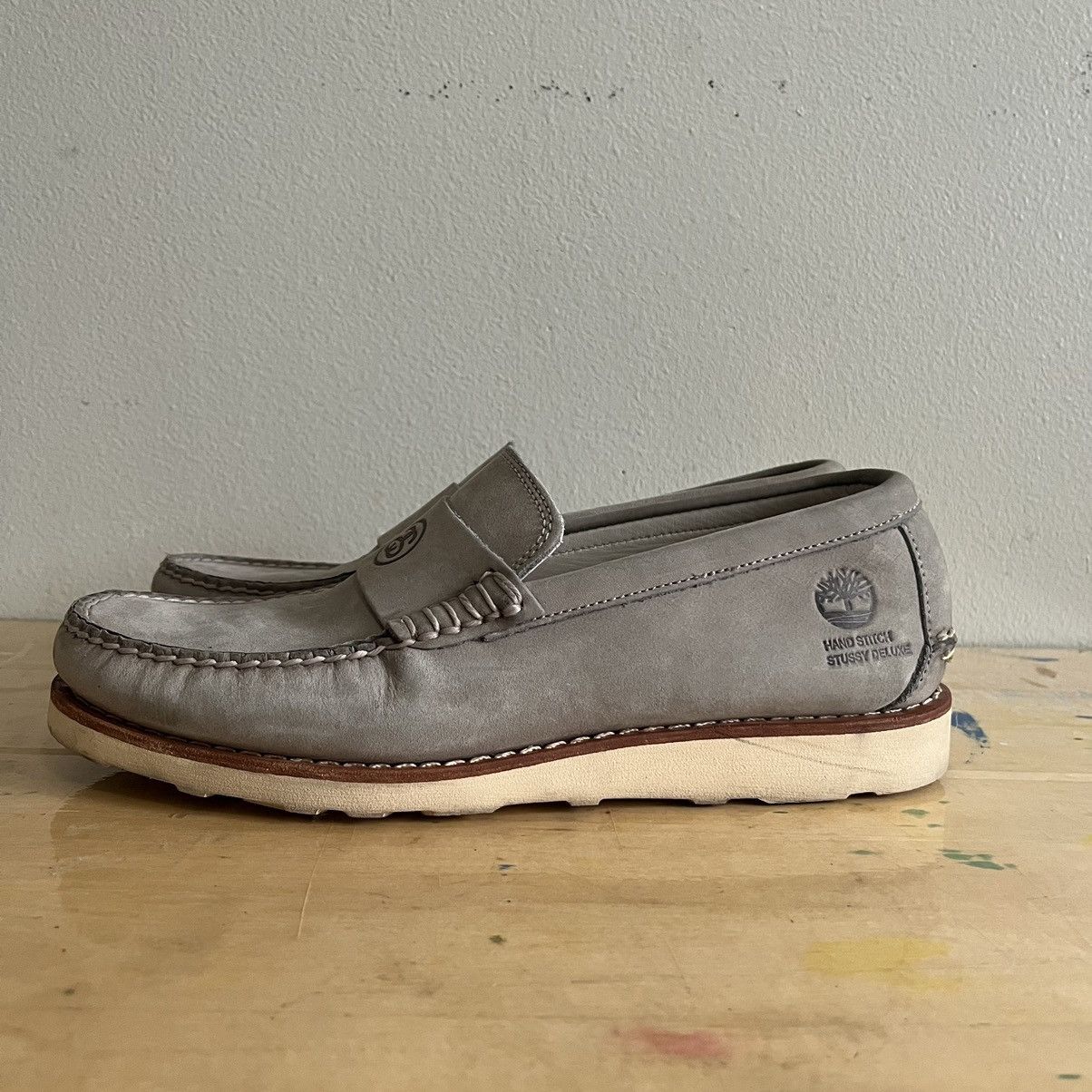 Stussy × Timberland Leather Loafer Shoe Size US 9 / EU 42 - 4 Thumbnail