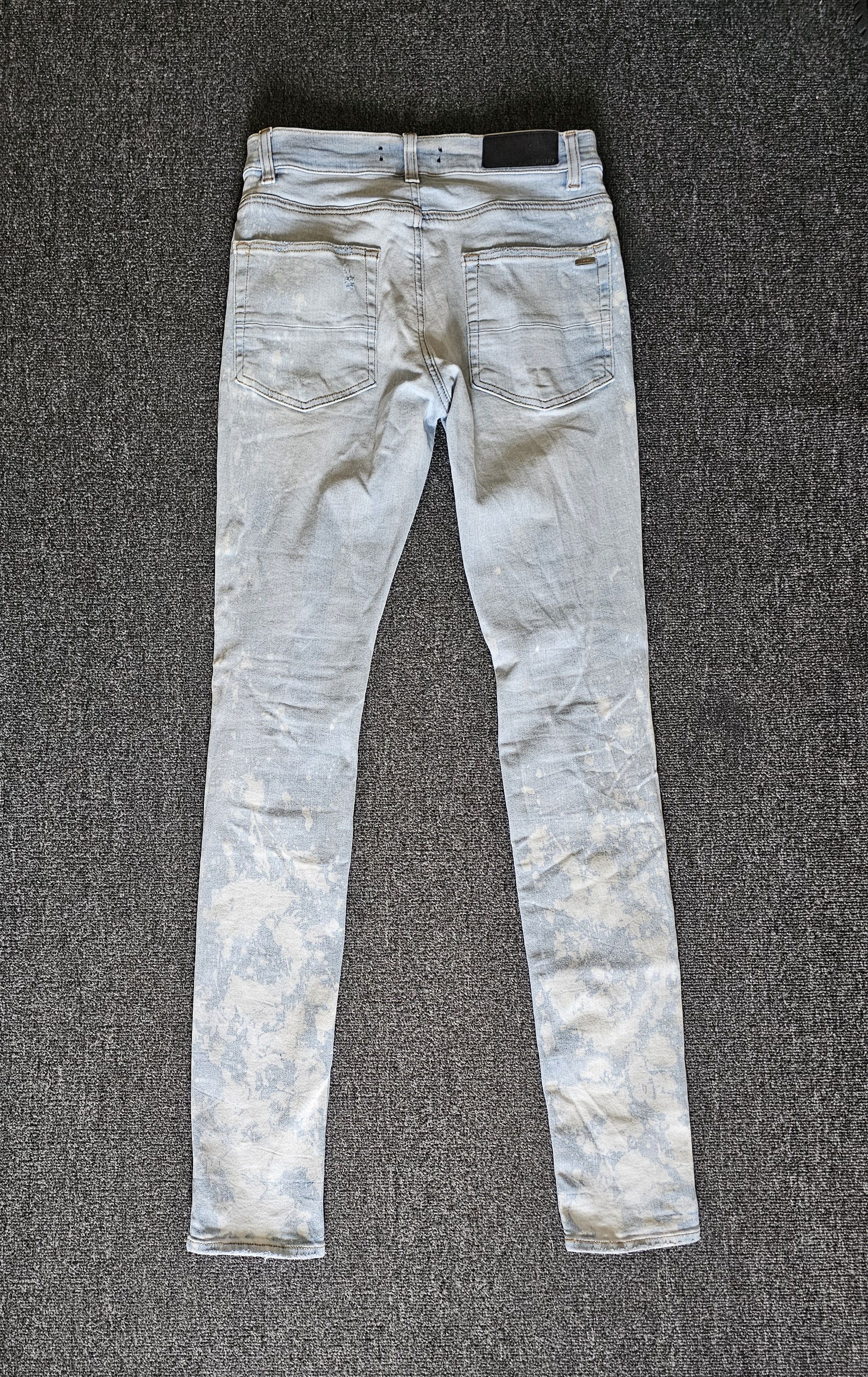 Amiri AMIRI Distressed Ripped Paint-Splattered Jeans Size 29 Size US 32 / EU 48 - 4 Thumbnail