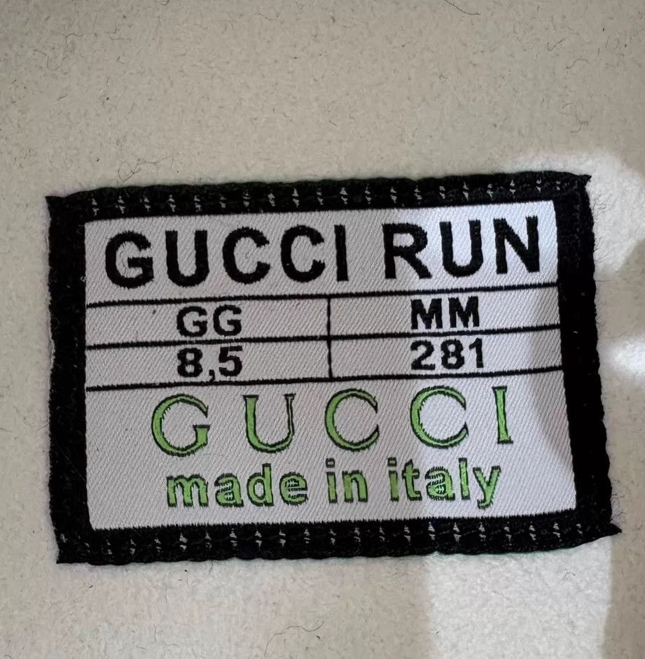 Gucci Gucci RUN White Sneakers 42.5 Size US 9.5 / EU 42-43 - 8 Thumbnail