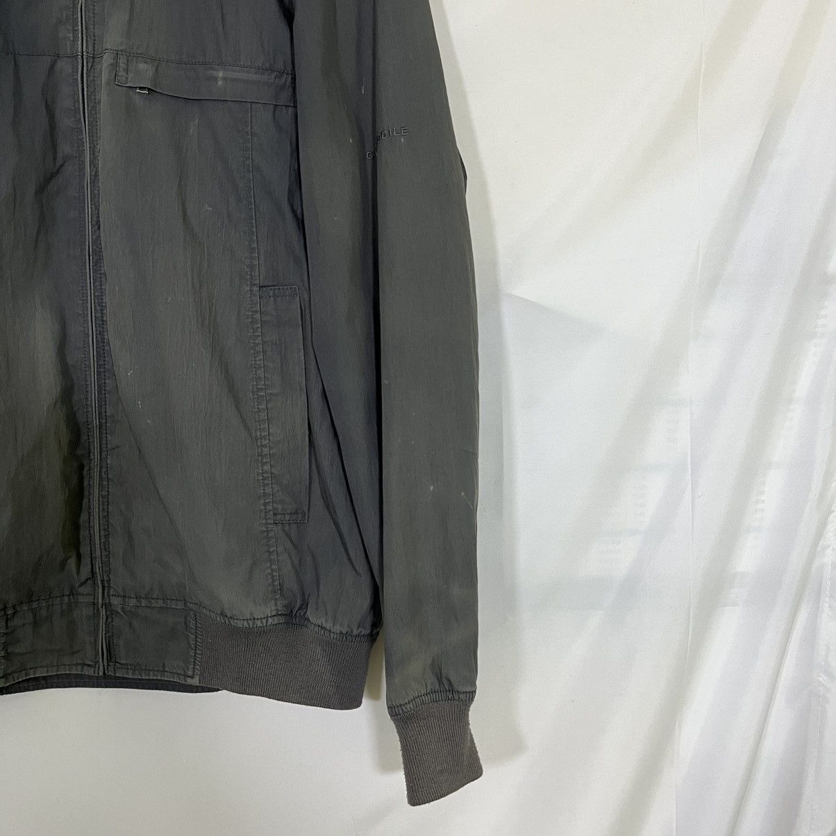 Vintage VINTAGE CROCODILE SUNFADED BOMBER JACKET Size US L / EU 52-54 / 3 - 3 Thumbnail
