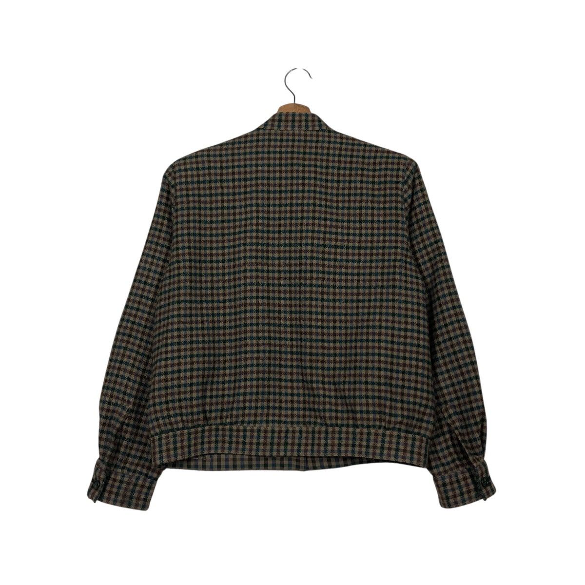 Japanese Brand 📌Vintage Bomber Jacket Parienne Tartan Check Issey Miyake Size US M / EU 48-50 / 2 - 9 Thumbnail