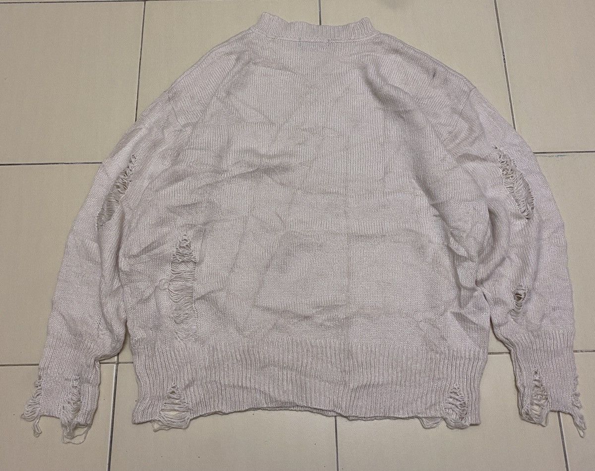 Japanese Brand Dirally Distressed Knit Upper Body Bones Sweater Size M / US 6-8 / IT 42-44 - 6 Thumbnail