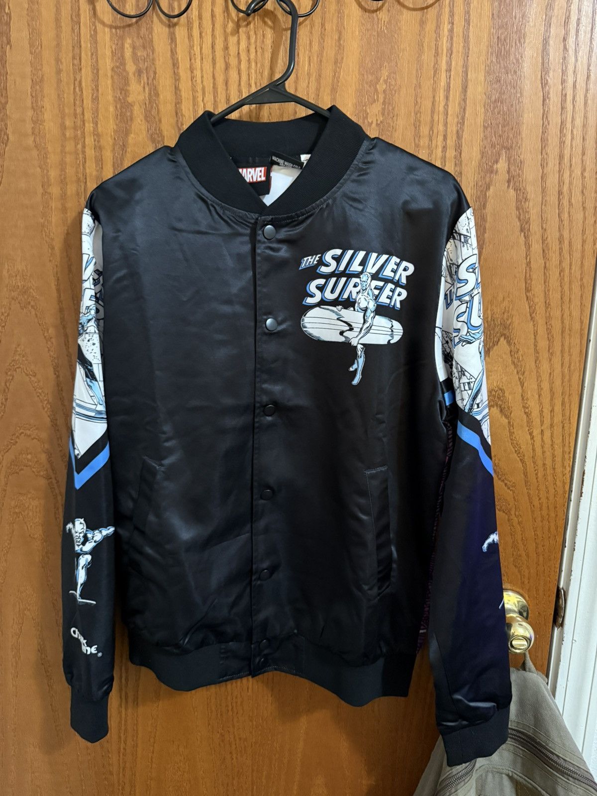 Chalk Line Silver Surfer Satin Jacket Size US S / EU 44-46 / 1 - 1 Thumbnail