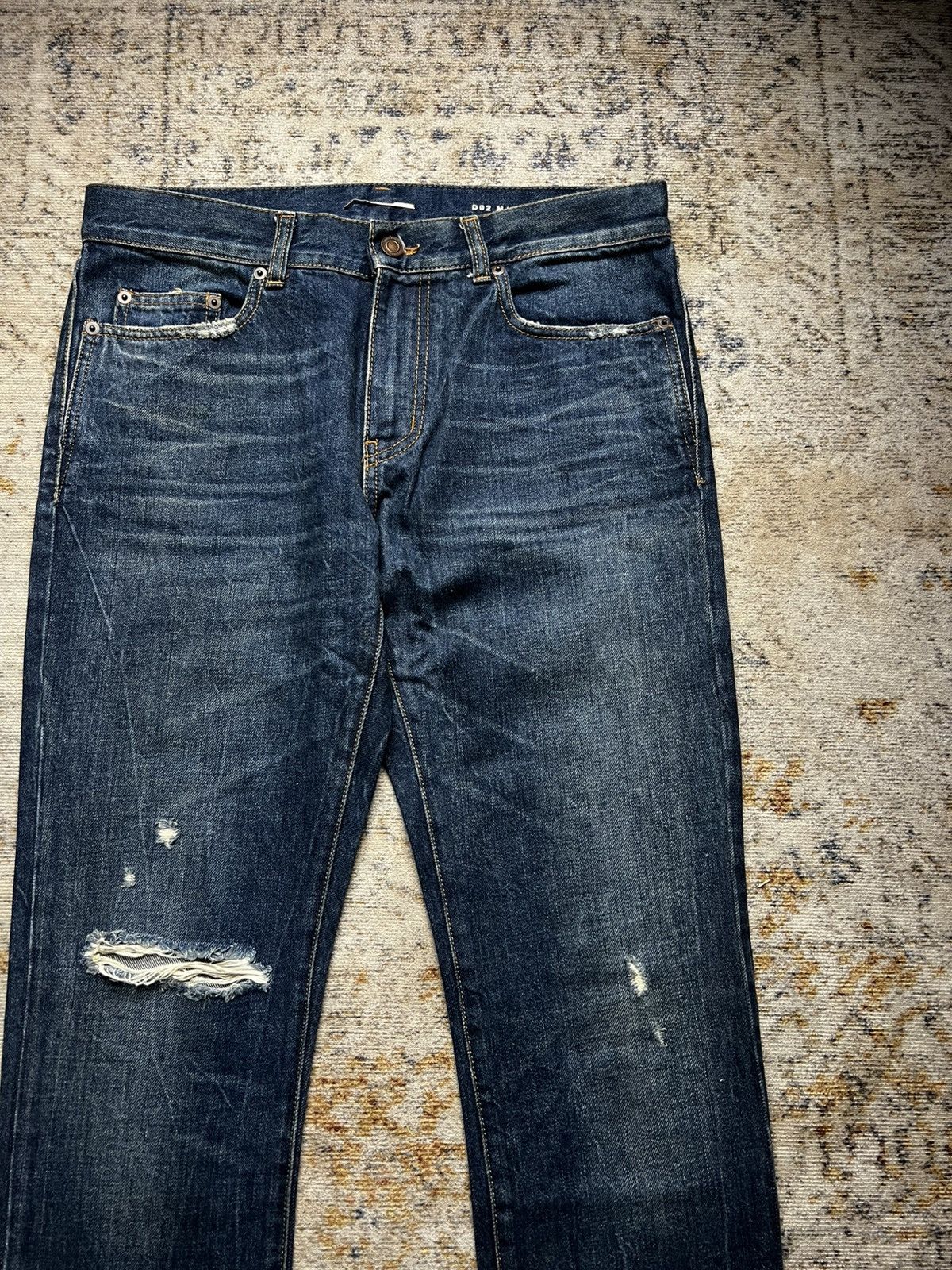 Saint Laurent Paris Saint Laurent Distressed D02 Jeans Size US 31 - 3 Thumbnail