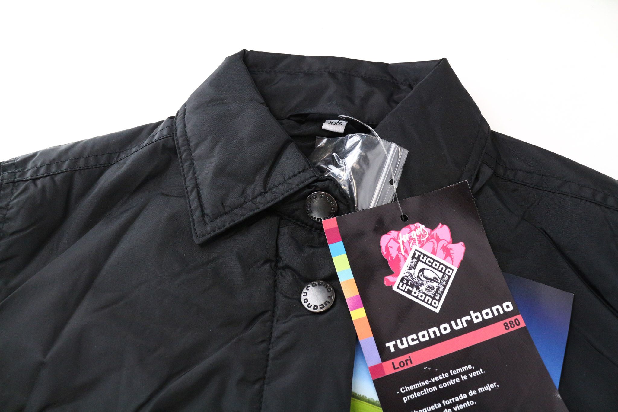 Other LORI 2XS Black Windproof Padded Moto Jacket 75136 Size XXS / US 00 / IT 34 - 3 Thumbnail