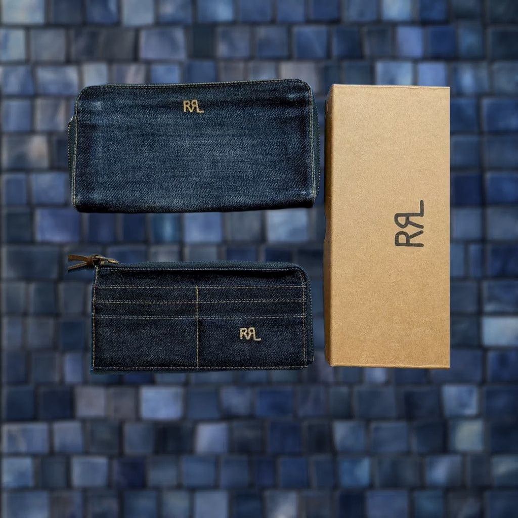 Ralph Lauren RRL Ralph Lauren Denim Wallet Pouch Zip Embroided Logo Pre-owned Size ONE SIZE - 1 Thumbnail