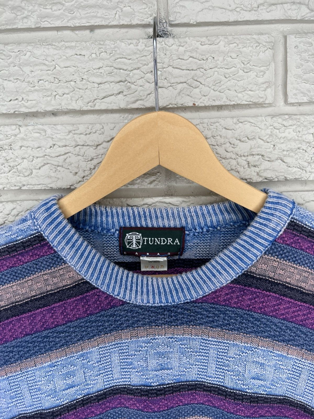 Tundra Vintage Tundra 3D Coogi Style Knit Sweater Size US M / EU 48-50 / 2 - 5 Thumbnail
