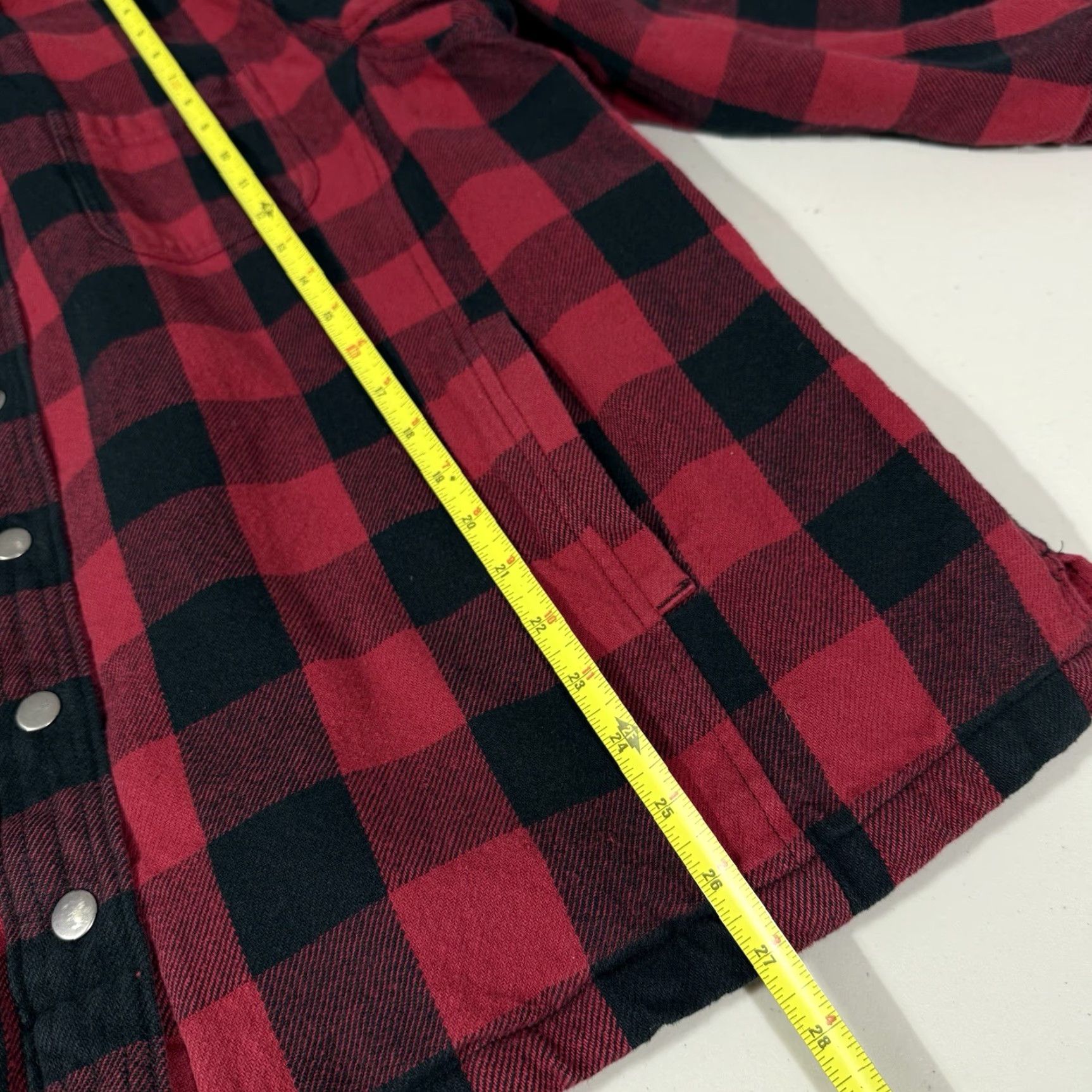 CO DULUTH Flapjack Flannel Jacket Womens 2XL Buffalo Plaid Quilted Red Buffalo Plaid Jacket Womens 2XL Red Quilted Flannel Jacket Size XXL / US 16-18 / IT 52-54 - 2 Thumbnail
