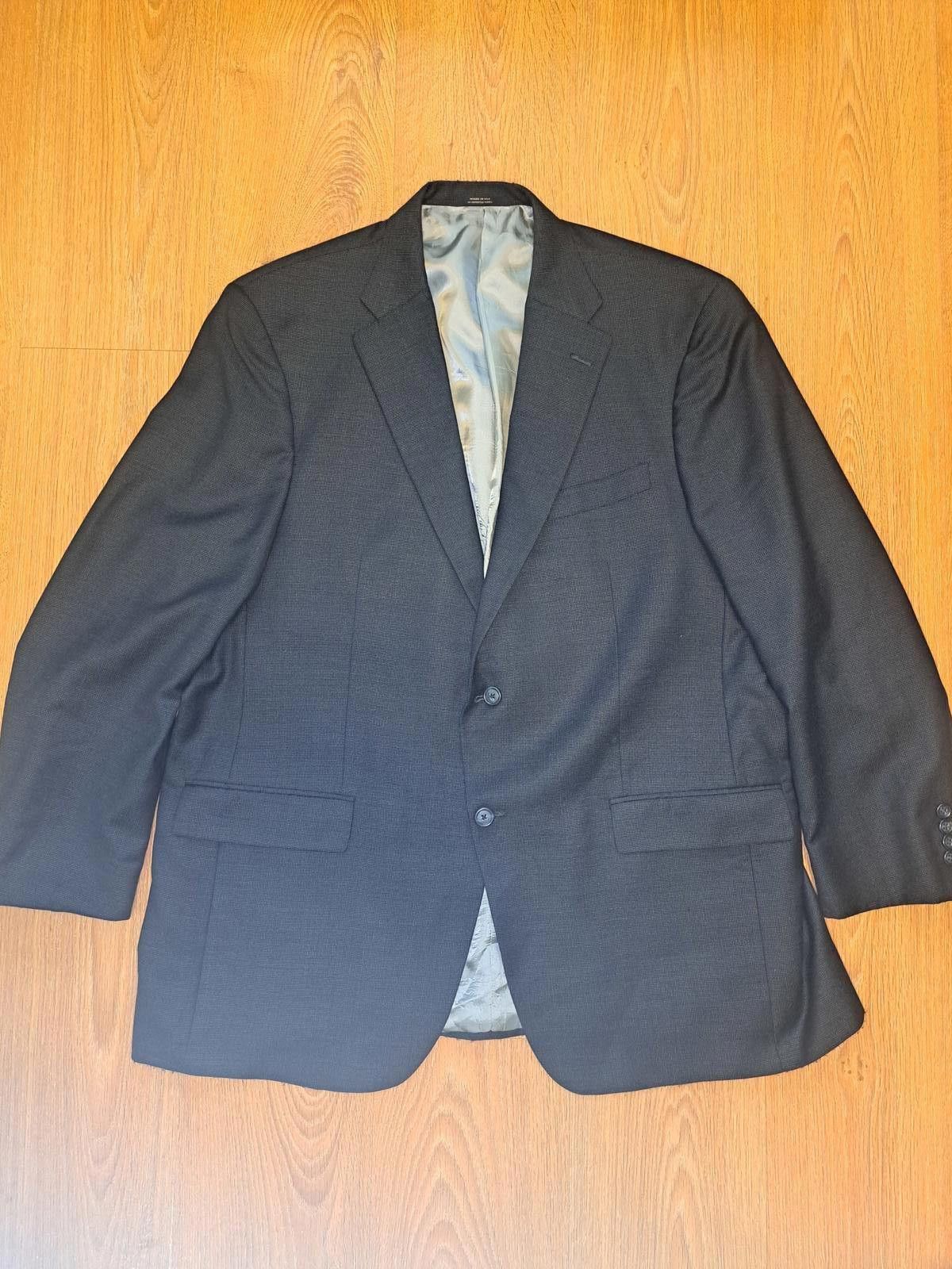 Hart Schaffner Marx Hart Scaffner Marx REDA Gold Trumpeter Suit 48L 36x31 Gray Size 48L - 2 Thumbnail