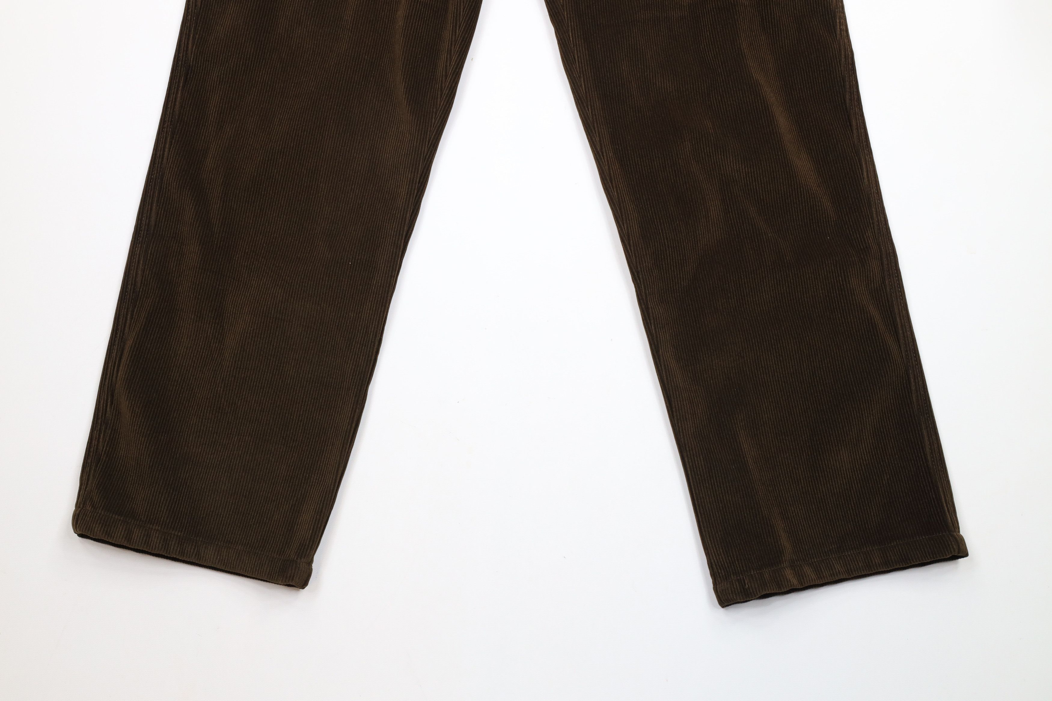 Vintage Vintage 90s Streetwear Leg Corduroy Chino Pants Brown Size US 32 / EU 48 - 4 Thumbnail