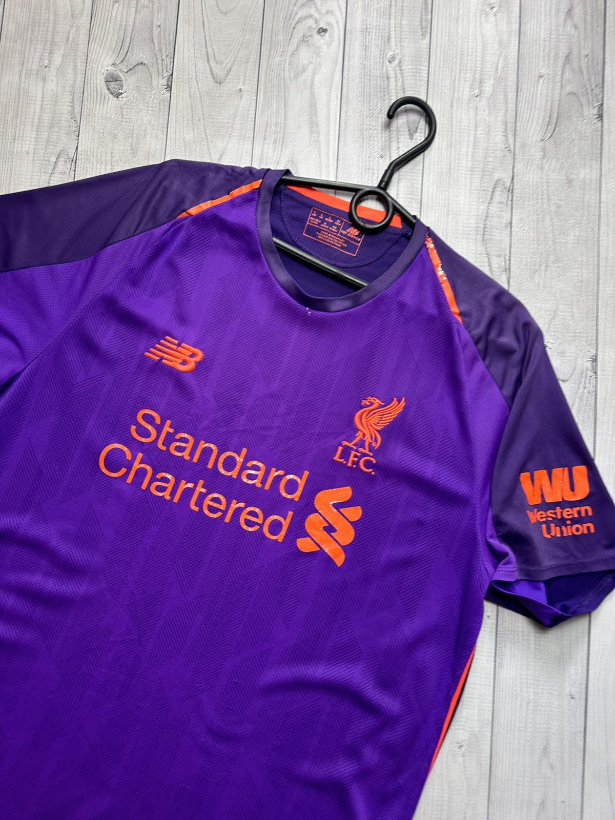 Vintage Vintage Liverpool soccer jersey purple rare size L Size US L / EU 52-54 / 3 - 2 Thumbnail
