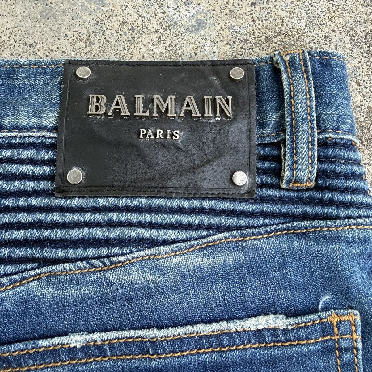 Japanese Brand W31 Vintage Balmain denim jean pants Size US 31 - 11 Thumbnail