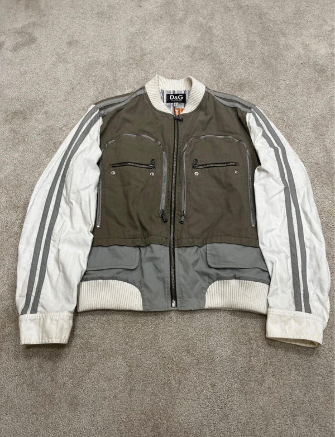Dolce & Gabbana Dolce & Gabbana "Pump it up" Utility Cargo Bomber Jacket Size US M / EU 48-50 / 2 - 1 Thumbnail