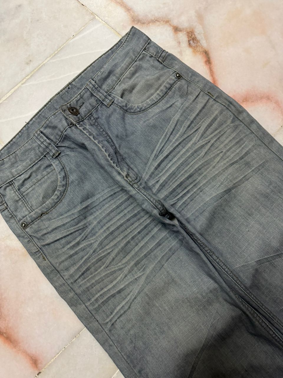 Other 💥Baggy💥Japanese Whisker Mudwash Wide Distressed Insane Jean Size US 30 / EU 46 - 6 Thumbnail