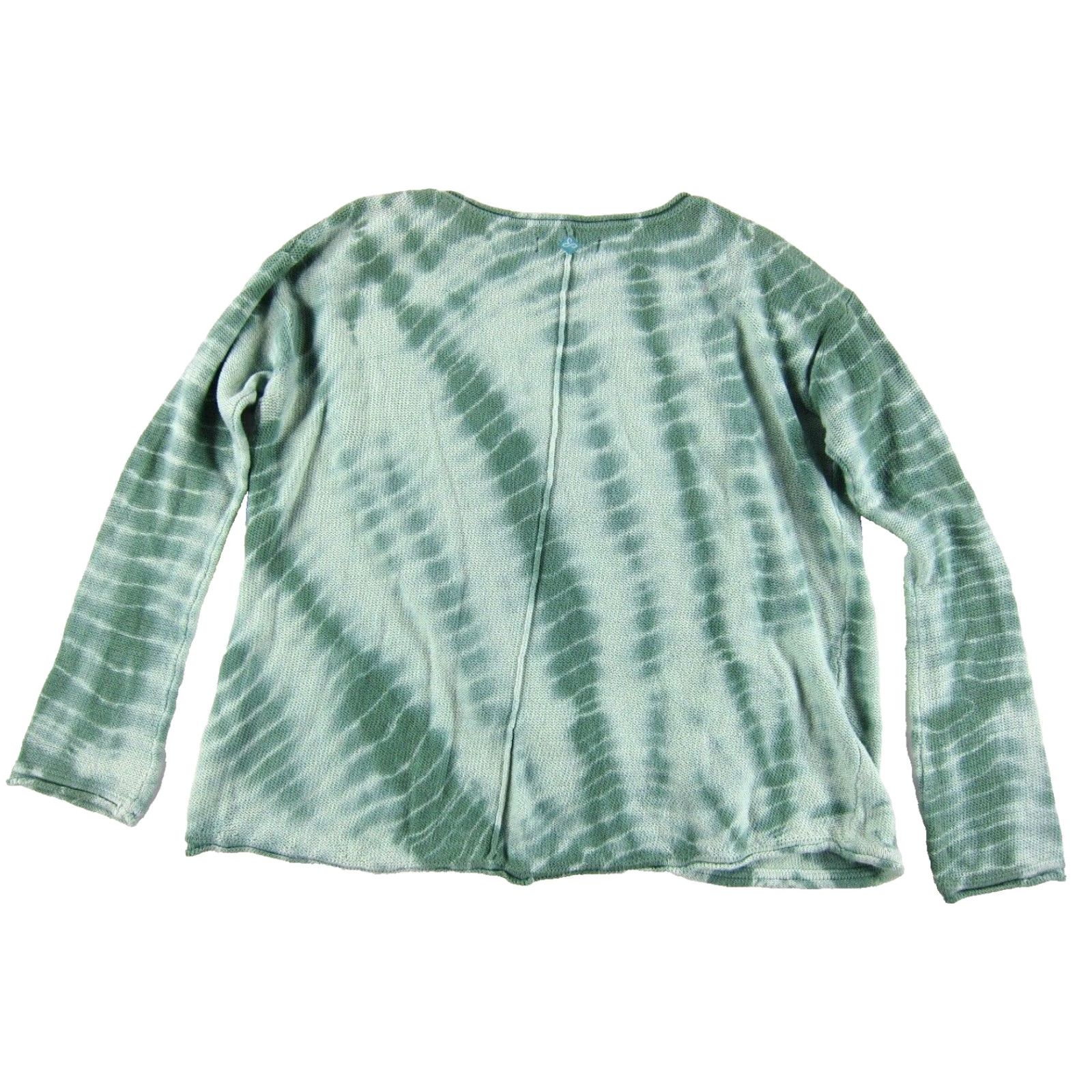 Prana prAna Green Tie Dye Long Sleeve Wrap Knit Sweater Woman Small Shirt Womens Size S / US 4 / IT 40 - 2 Thumbnail