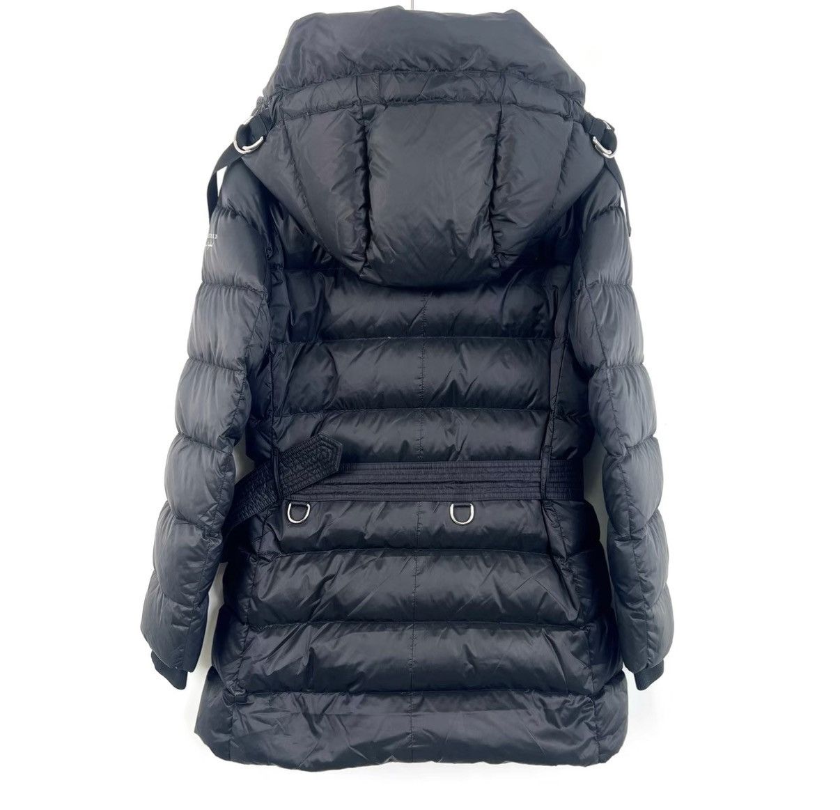 Burberry Burberry Black Hooded Mid-Length Down Jacket K12 Size M / US 6-8 / IT 42-44 - 2 Thumbnail